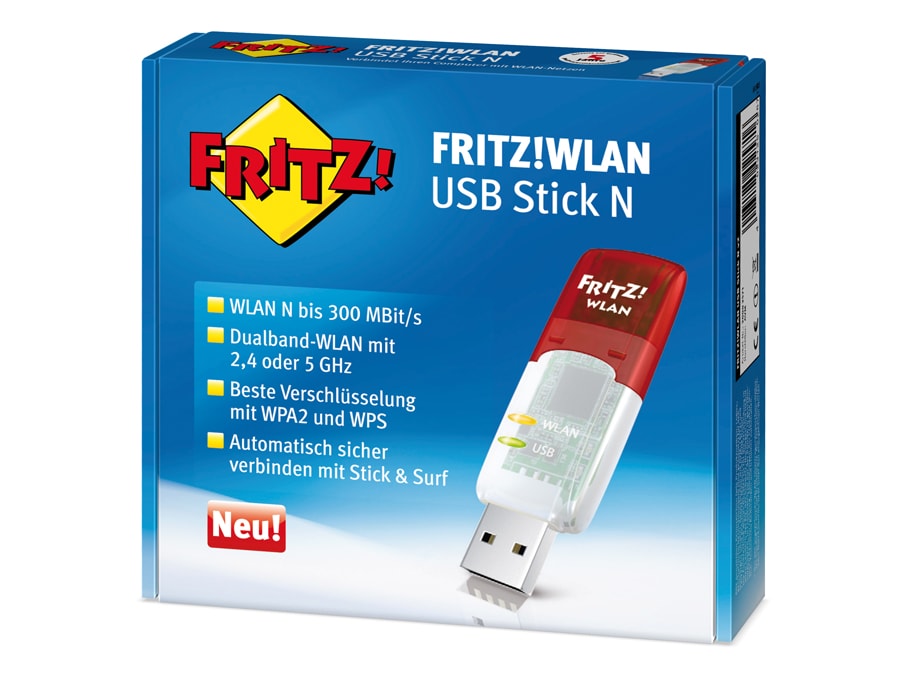 AVM FRITZ!WLAN USB Stick N, 300 Mbps