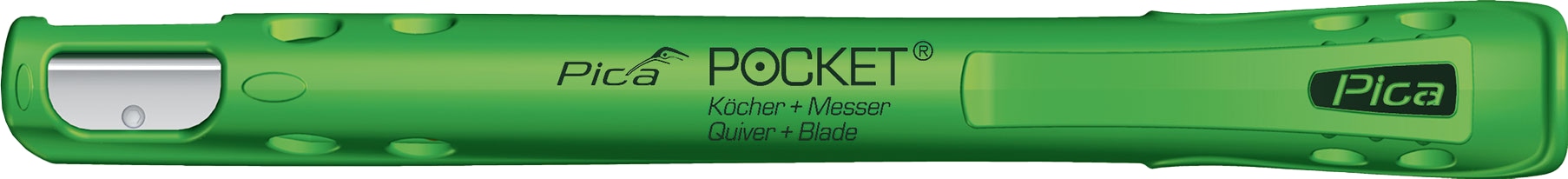 PICA Pocket Köcher & Spitzer in Einem, 505/03, inkl. Holzstift Black&White