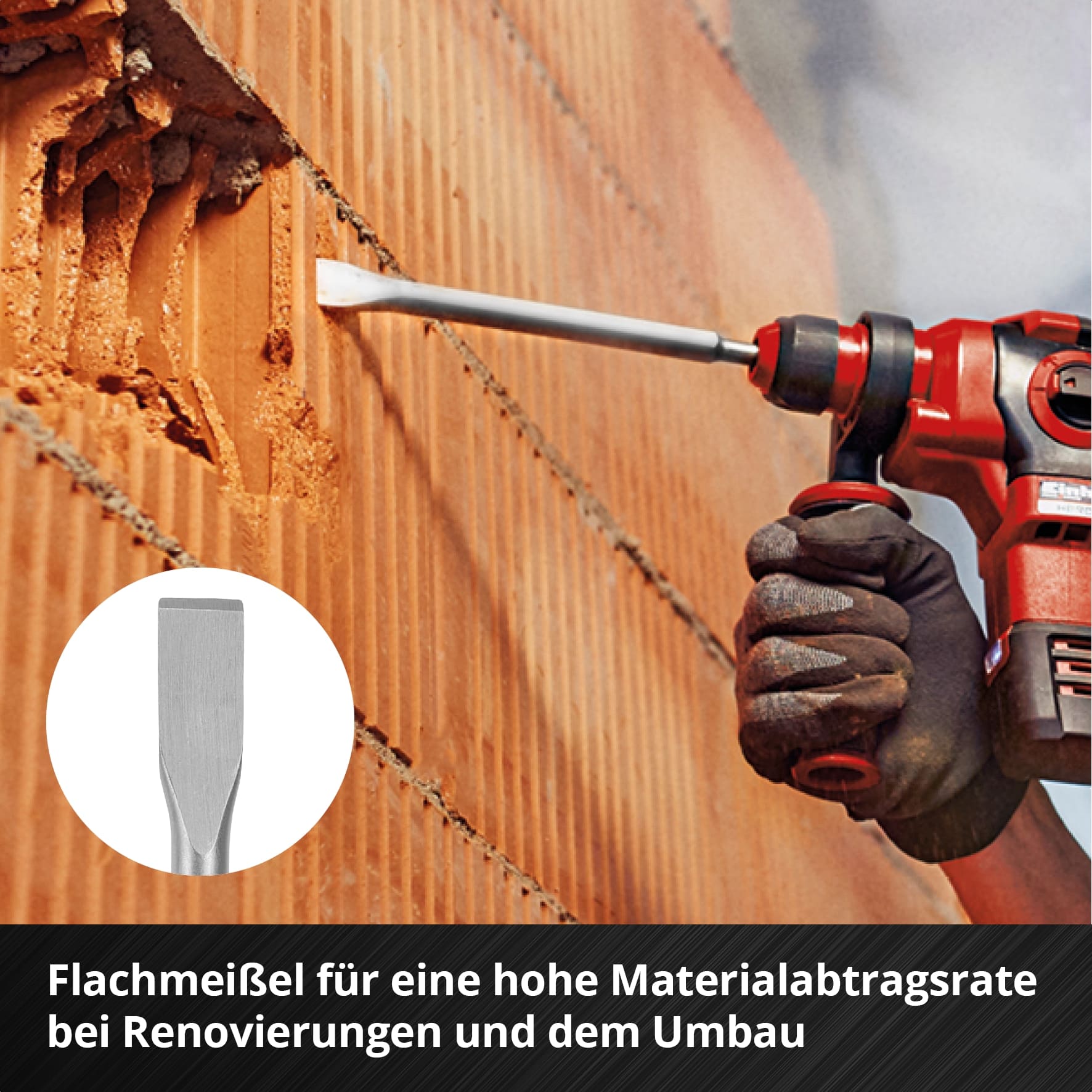 EINHELL SDS-Plus Meißel-Set 247205, 250 mm, 4-teilig