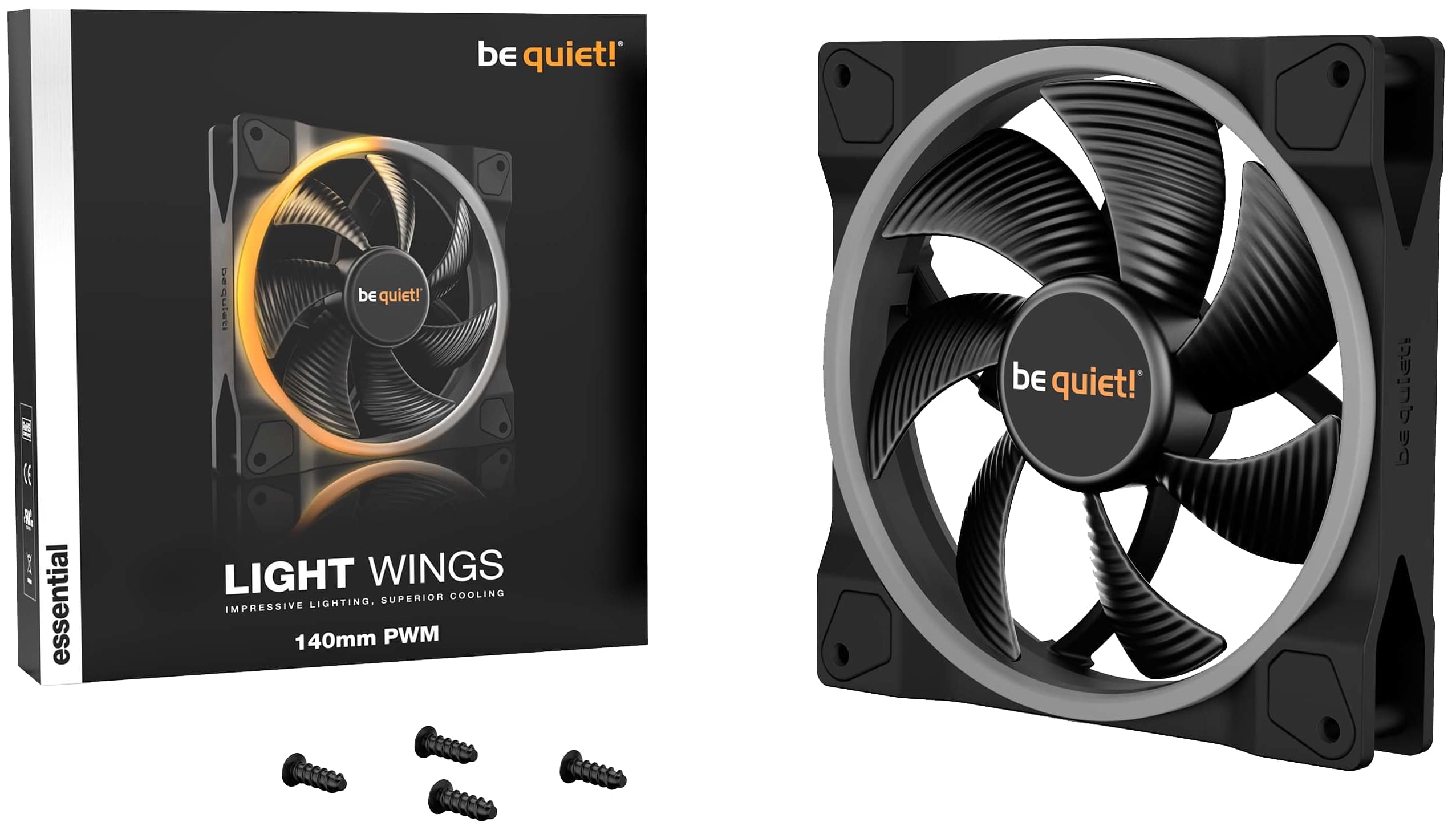 BE QUIET! Lüfter Light Wings PWM 140mm