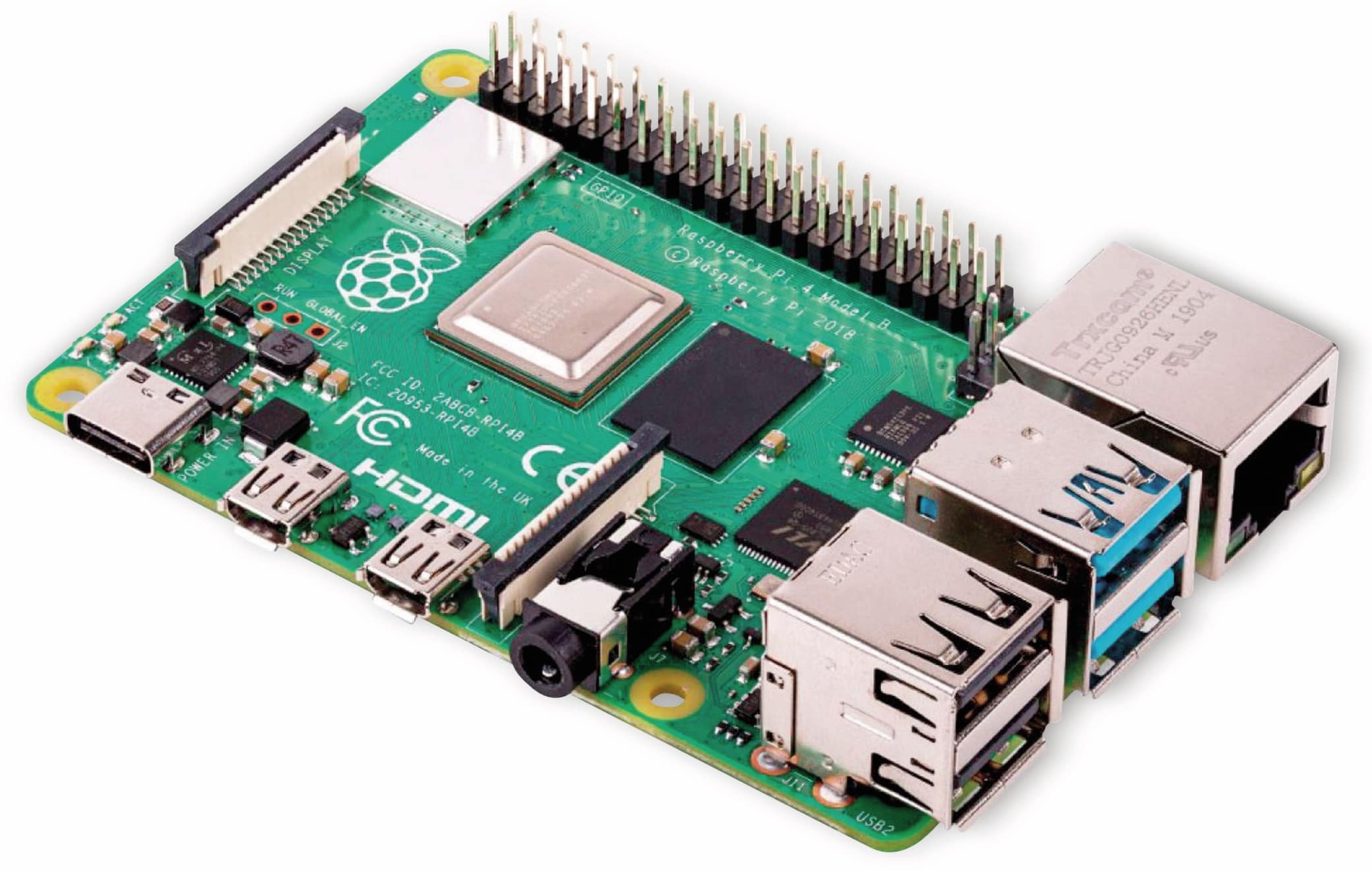 Raspberry Pi Bundle, Pi 4 Model B 4GB + Kameramodul V2