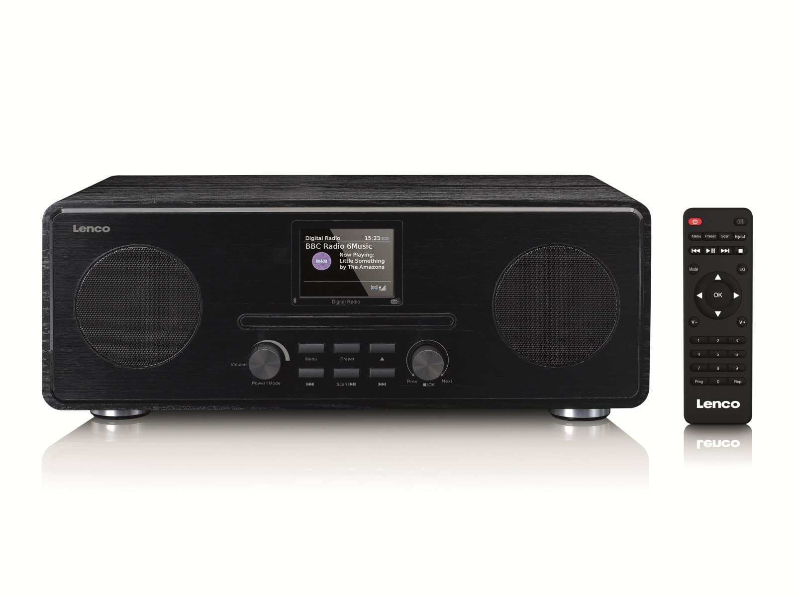 LENCO DAB+/FM Radio DAR-061, CD-Player, Bluetooth, schwarz