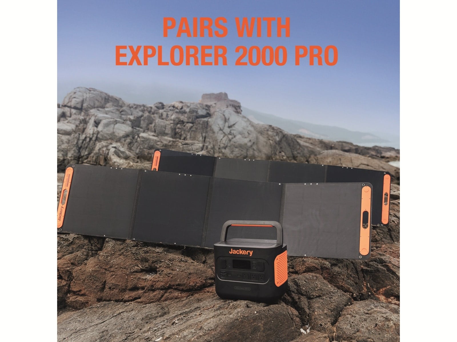 JACKERY Powerstation-Set Explorer 2000 Pro + 2x 200 W Solarmodul