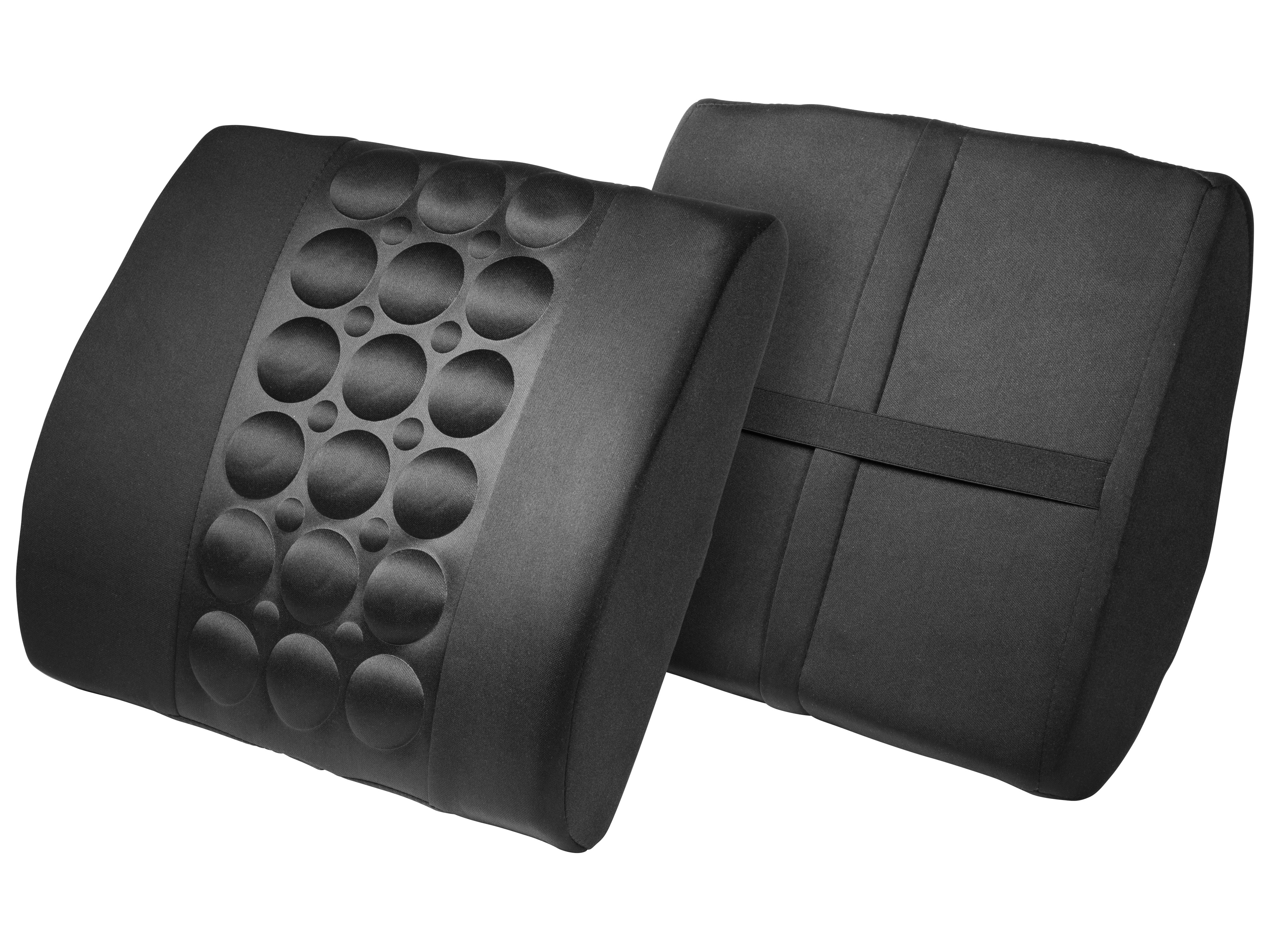 LIFENAXX Rückenkissen LX-022 ergonomisch, schwarz
