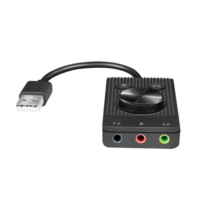 LOGILINK USB2.0 Audio-Adapter UA0397,3x 3,5mm, schwarz