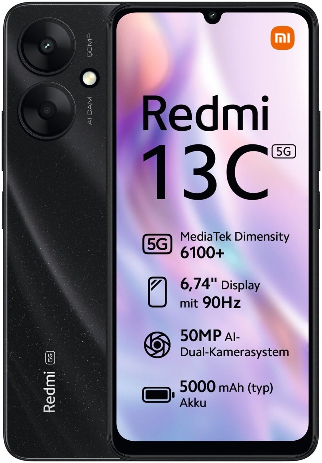 XIAOMI Smartphone Redmi 13C 5G 128GB black