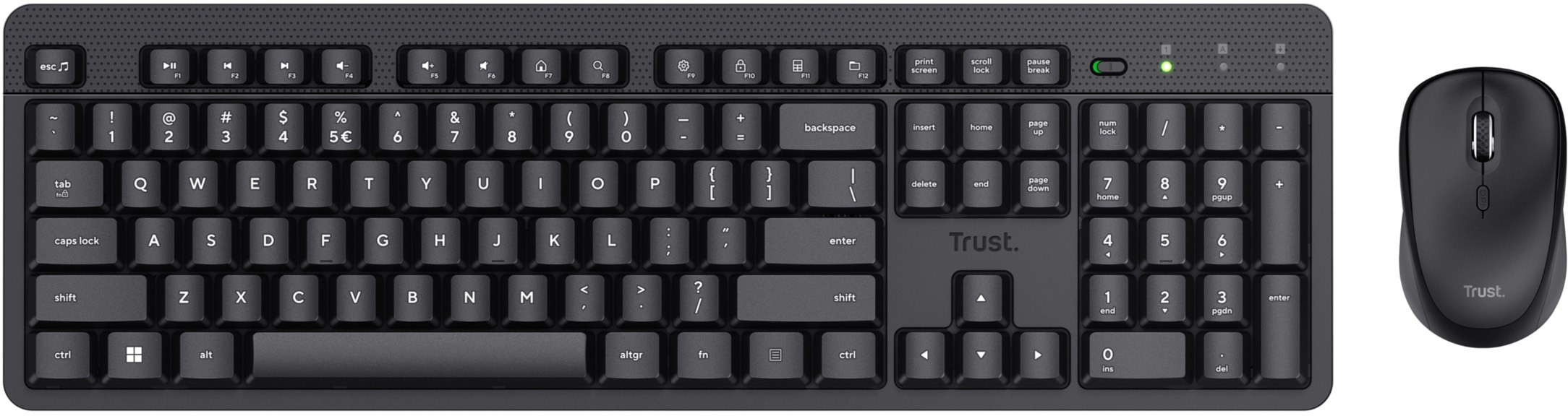 TRUST Tastatur- und Mausset ODY II