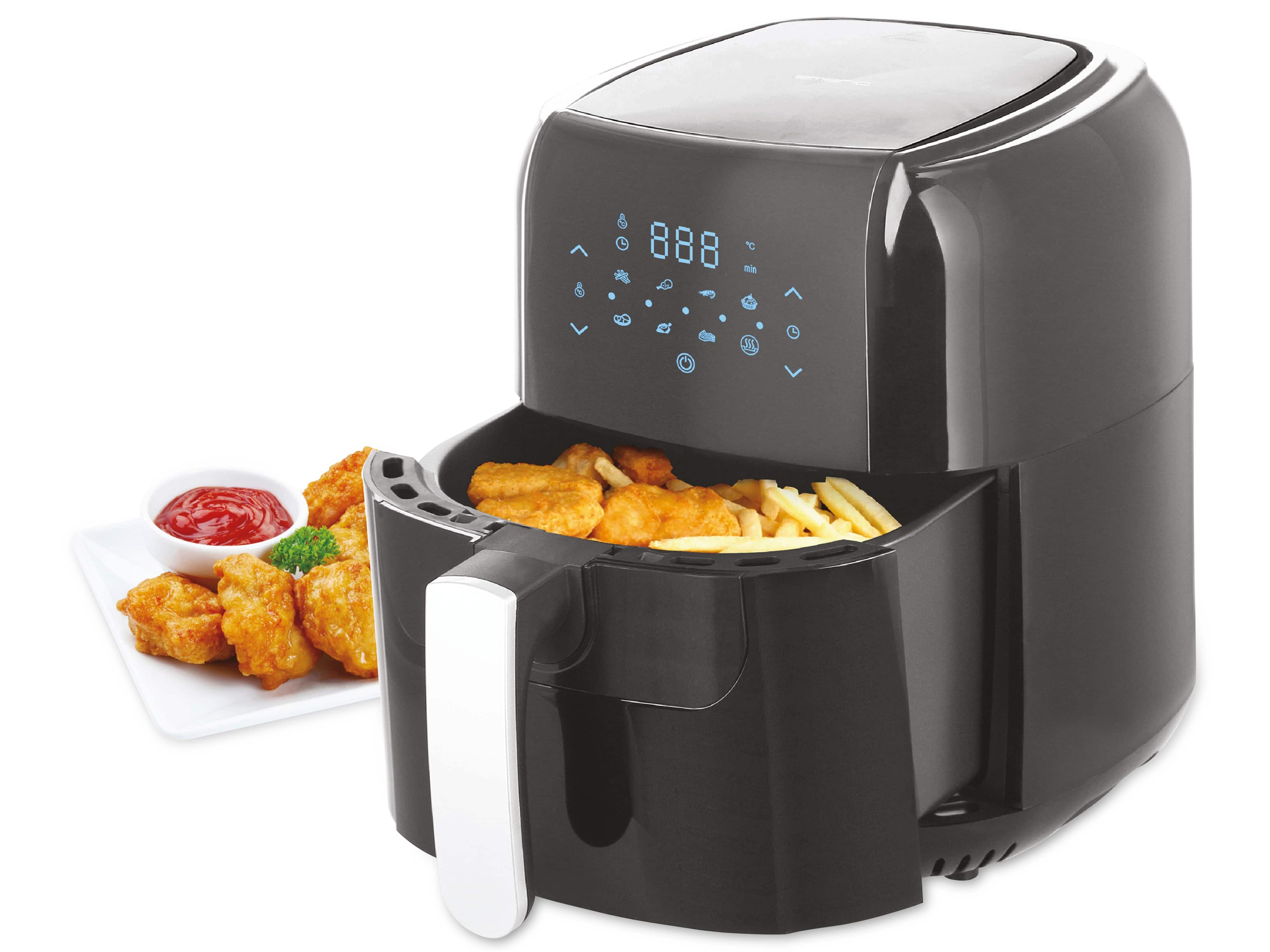 Emerio Heißluftfritteuse AF-123544, 5,5 L, 1400 W