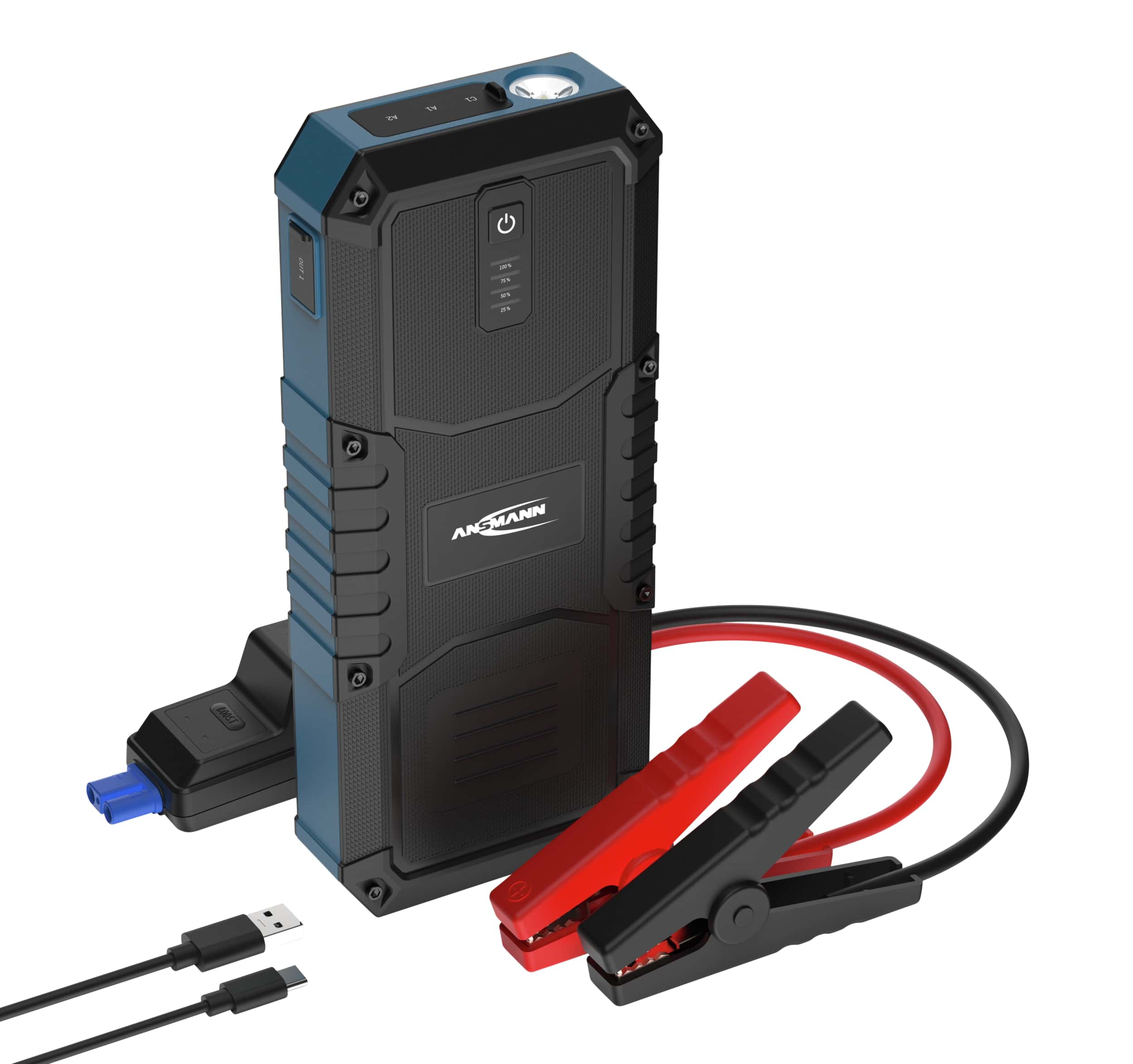 ANSMANN Jump Starter, 16.0, Powerbank Starthilfe, 1900-0130, 12 V-, 2500 A