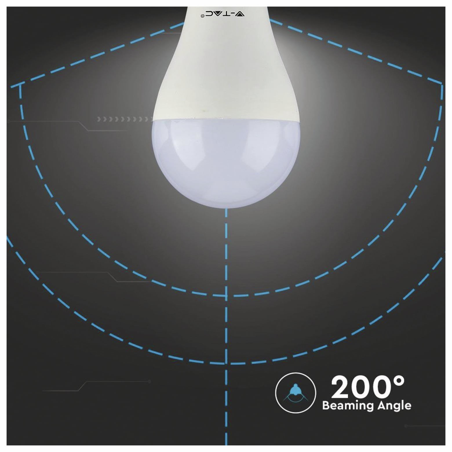 V-TAC LED-Lampe VT 215 (159), E27, EEK: G, 15 W, 1250 lm, 3000 K