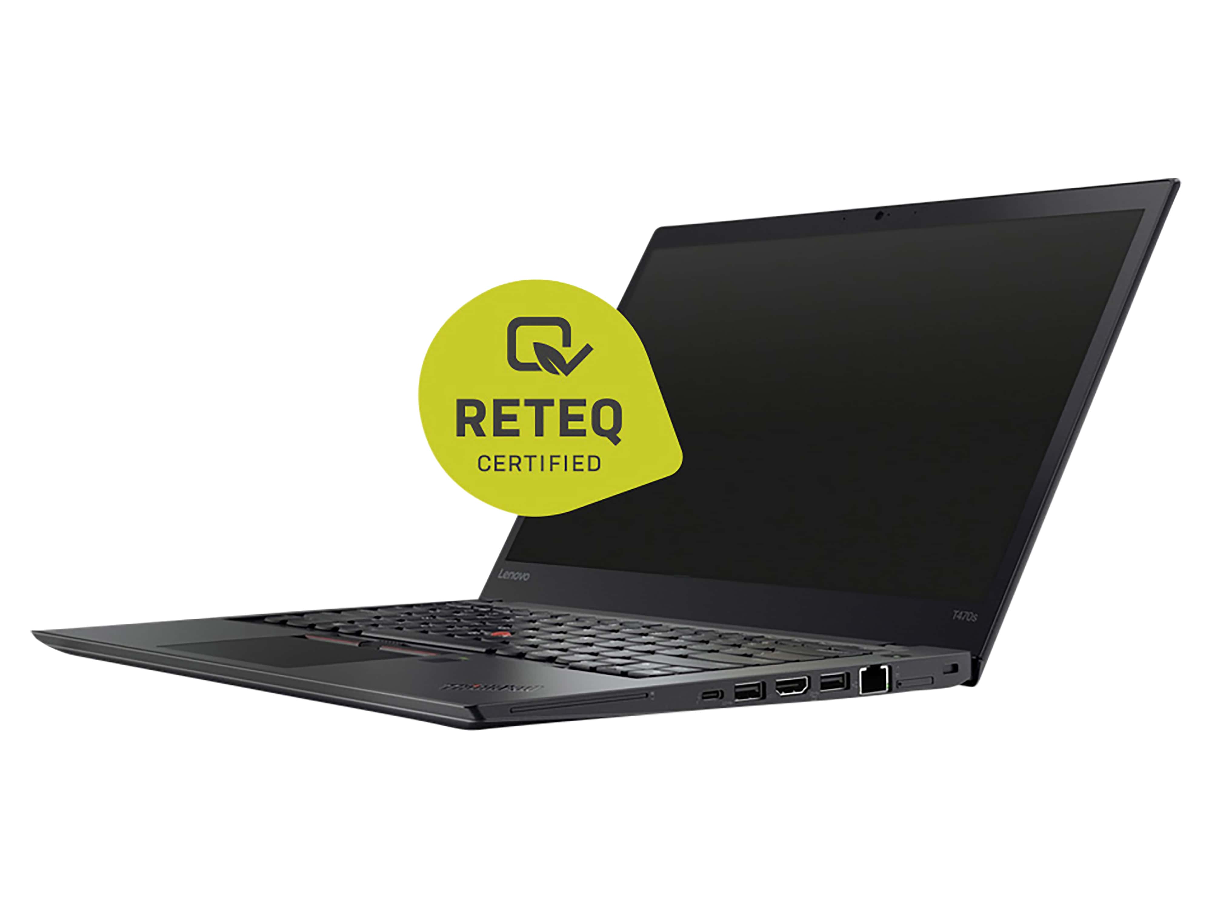 LENOVO Notebook THINKPAD T470S, 35,56 cm (14"), i5, 8GB, 256GB, Win10Pro, refurbished