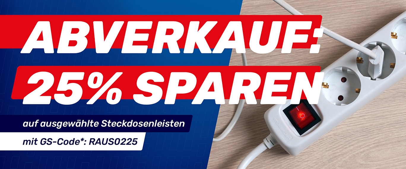 Abverkauf - 25% sparen