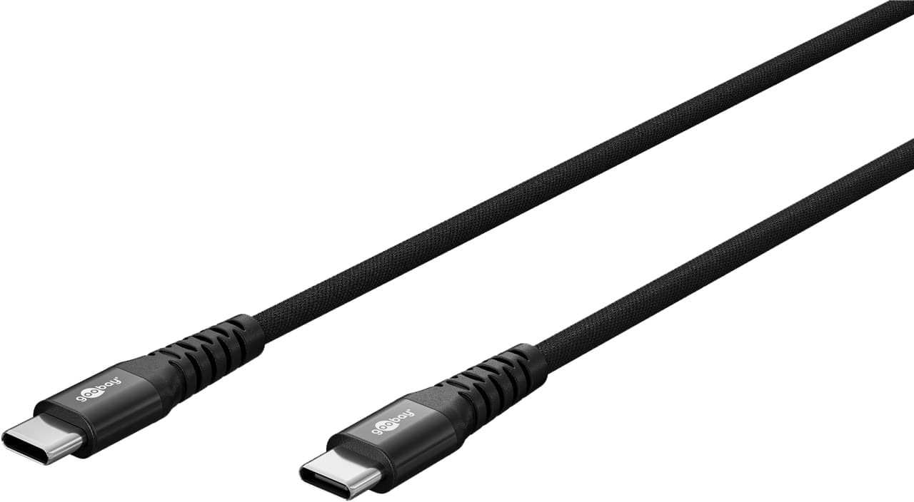 GOOBAY USB-C Kabel 73952 3m schwarz supersoft