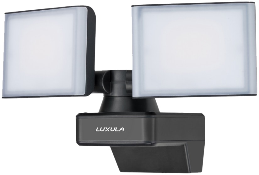 LUXULA LED-Fluter LX400190, 2-köpfig, 2x 15 W, 3200 lm, 4000 K, schwarz