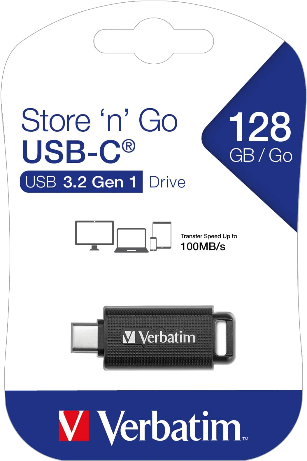 VERBATIM USB-3.2-Stick USB-C 128GB