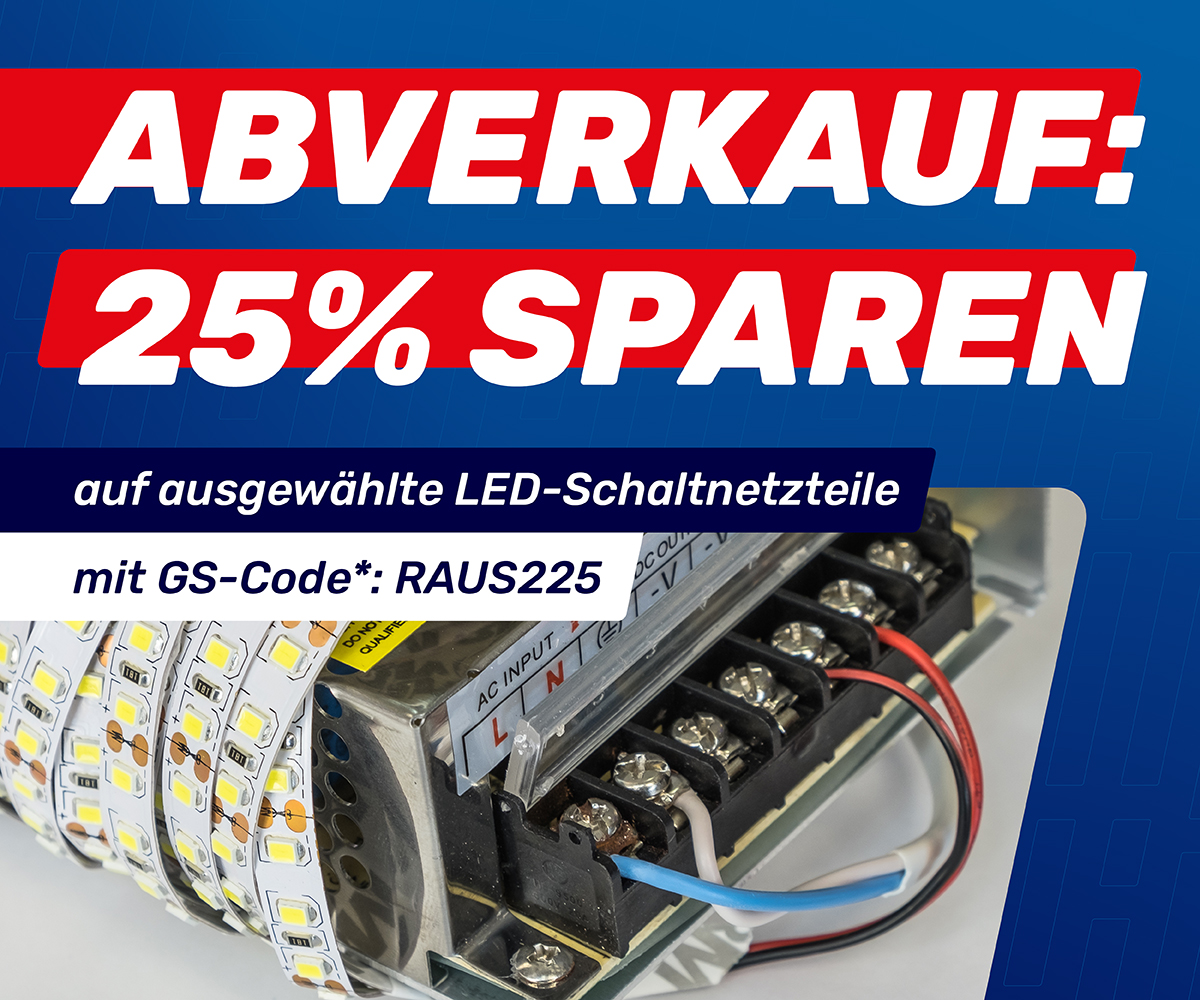 Abverkauf - 25% sparen