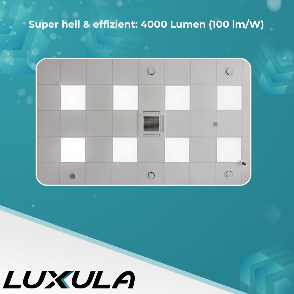 LUXULA LED-Panel LX-62-4000-CRI98, EEK: F, 40 W, 4000 lm, 4000 K