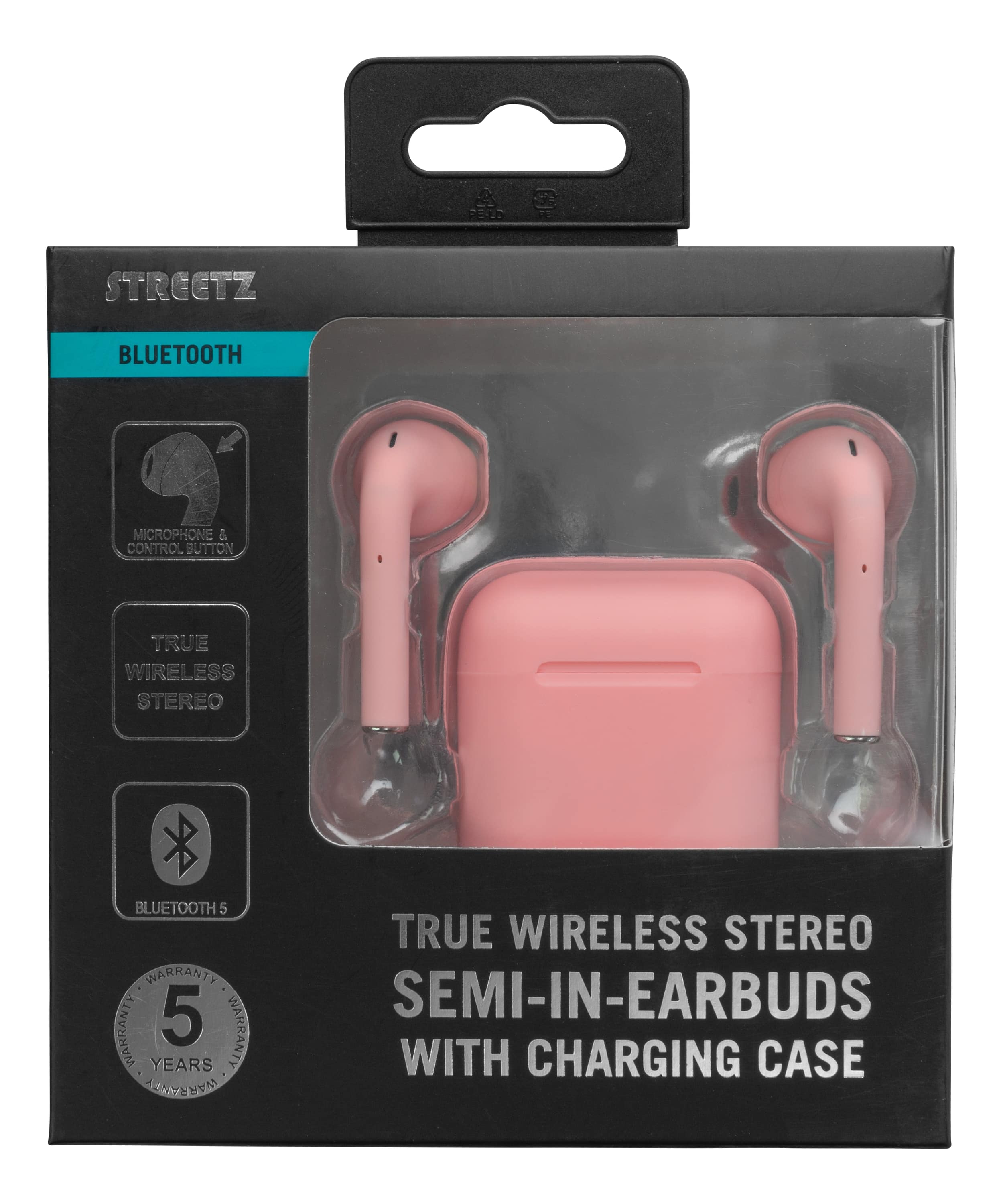 STREETZ In-Ear Ohrhörer TWS-0006, pink