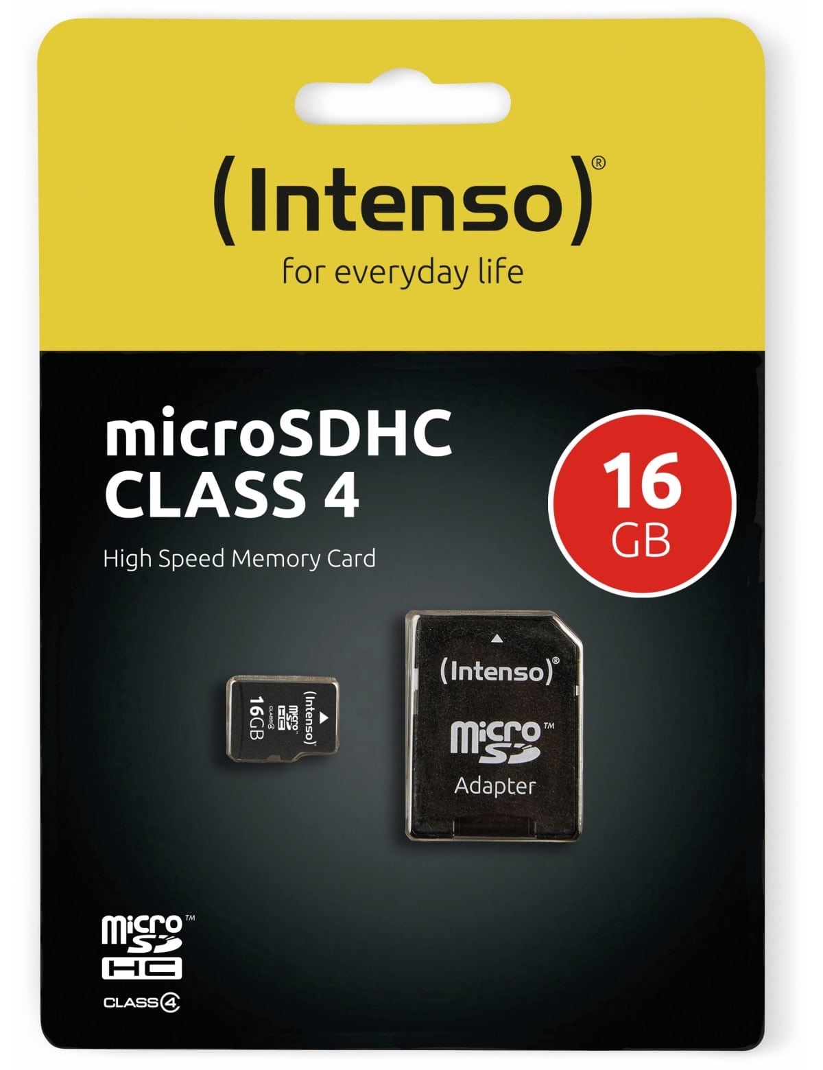 INTENSO MicroSDHC Card 16 GB 5er Pack