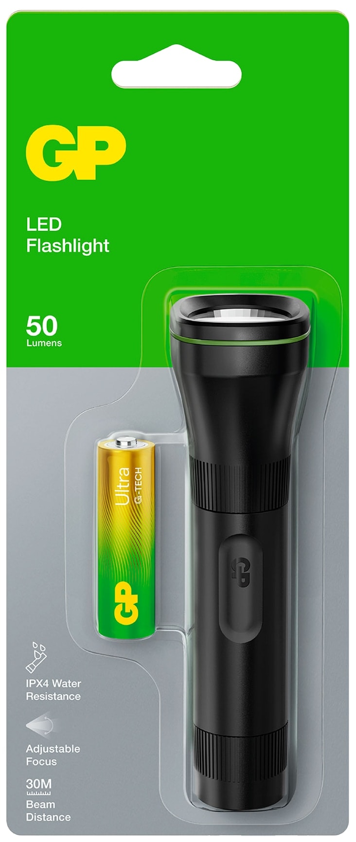 GP LED-Taschenlampe C105, 50lm , 126 mm lang