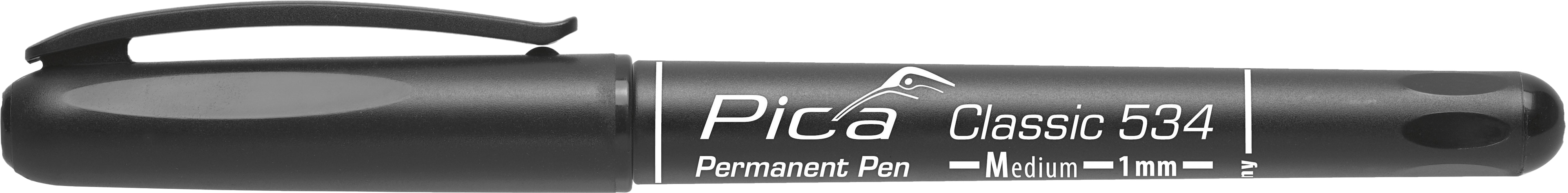 PICA Classic Permanent Pen, 534/46/SB, Medium, schwarz