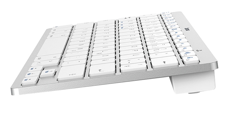HAMA Tastatur Key4all X510 BT silber/weiß