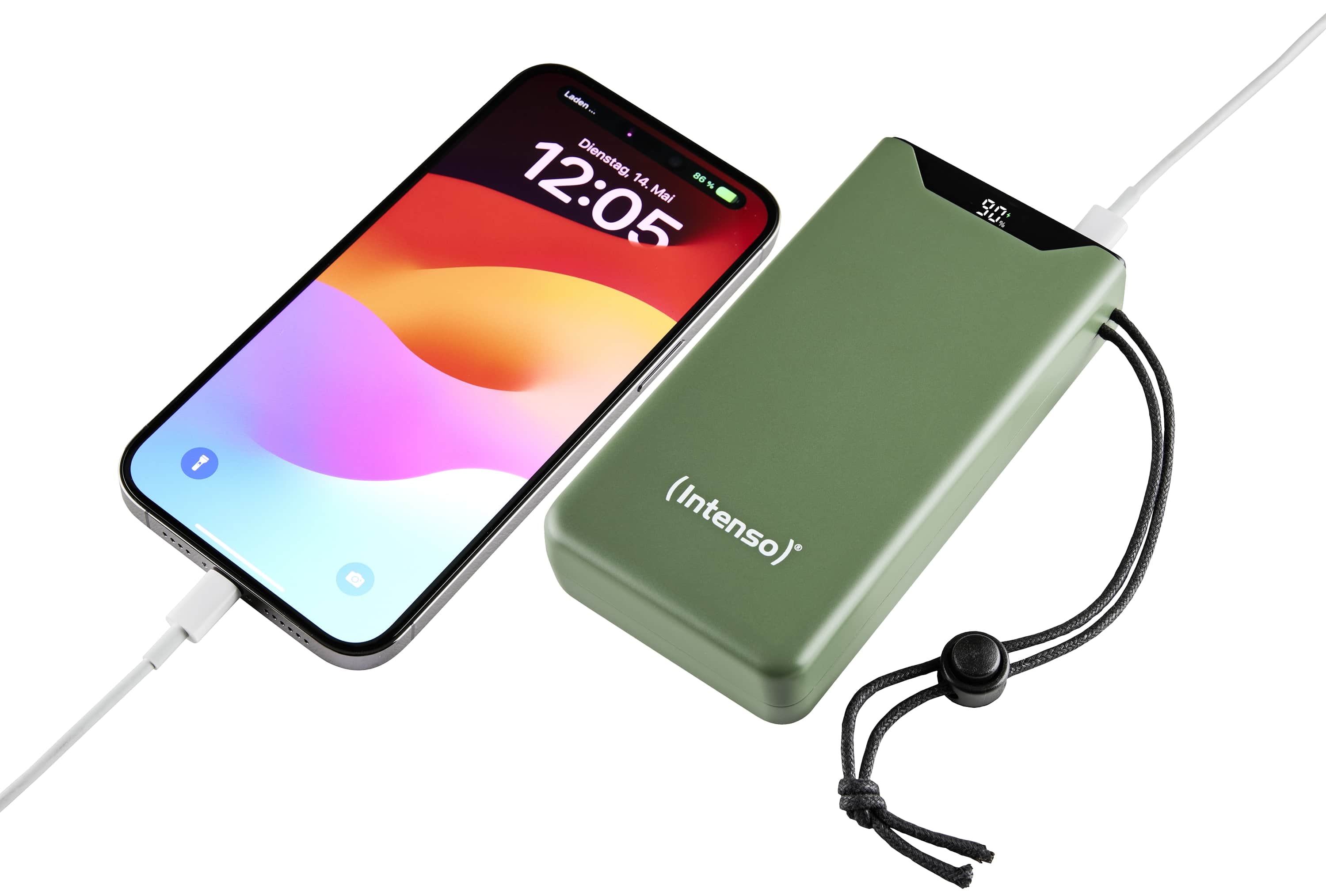 INTENSO USB Powerbank 7332057, F20000, 20.000mAh, 20 W, grün