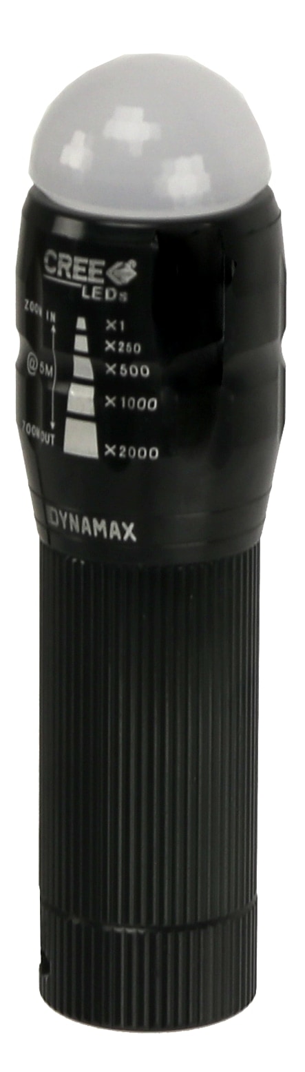 LED-Taschenlampe, WK502, Alu  schwarz, 5 W, CREE LED