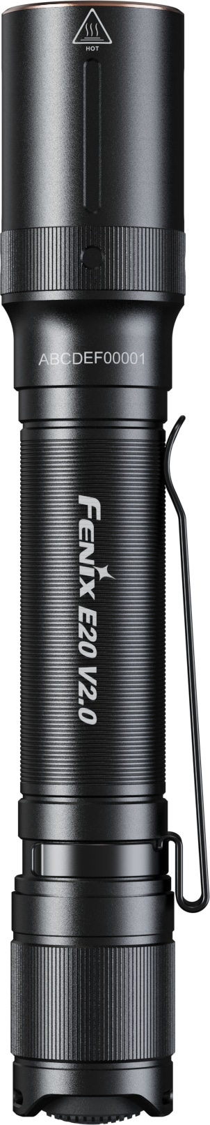 FENIX LED-Taschenlampe E20 V2.0, schwarz