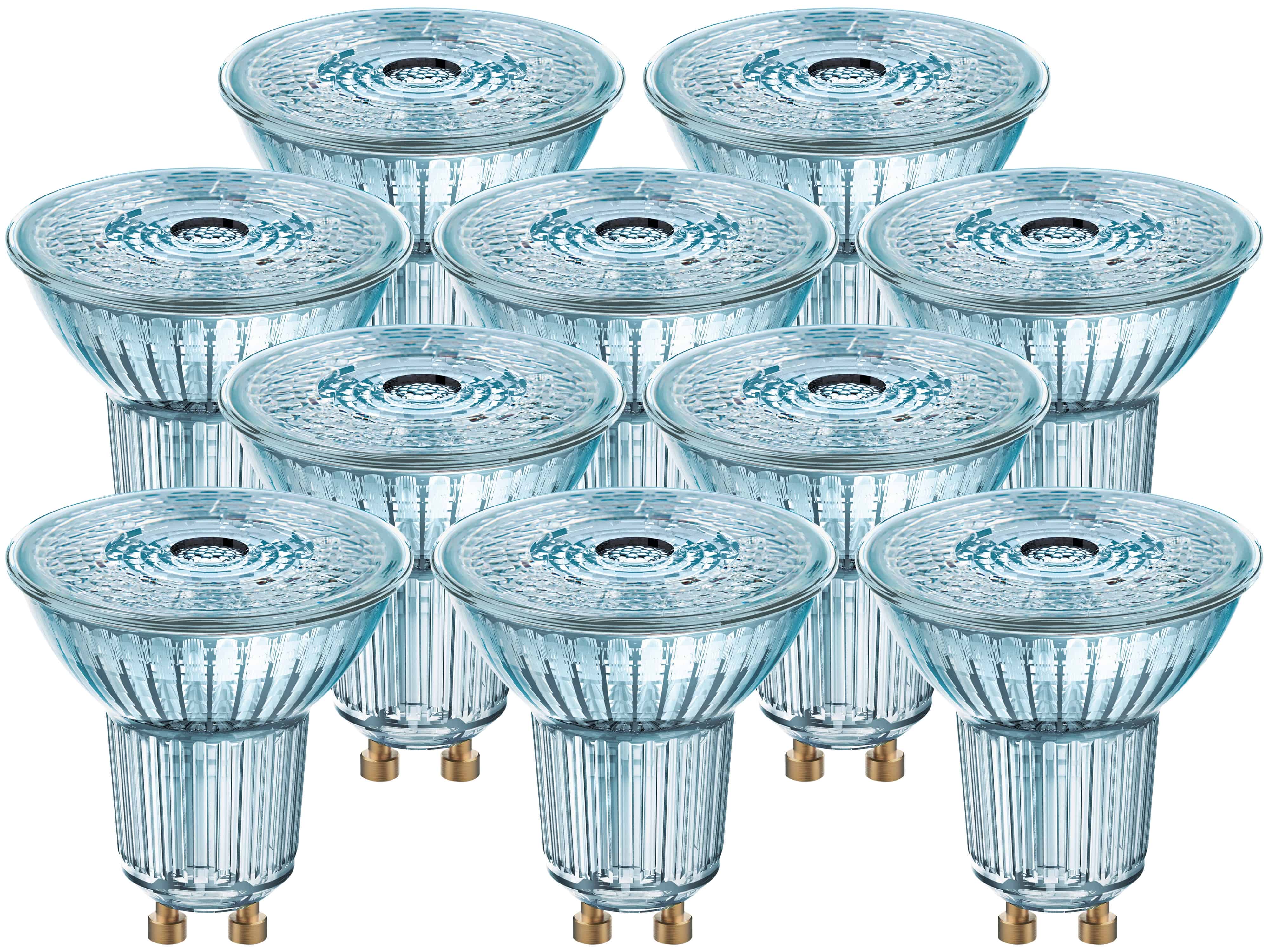 OSRAM LED-Lampe BASE CLASSIC, PAR51, GU10, EEK: F, 4,3 W, 350 lm, 2700 K, 10 Stück