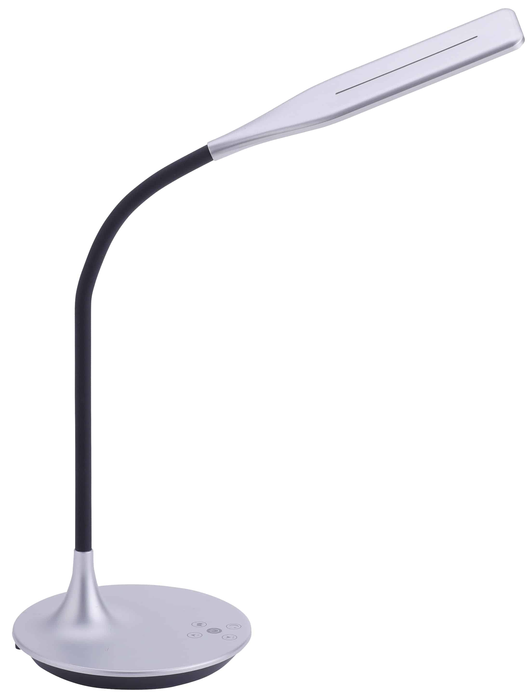 JUST LIGHT LED-Tischleuchte 13061-21 silber, 5 W, 600 lm, CCT 