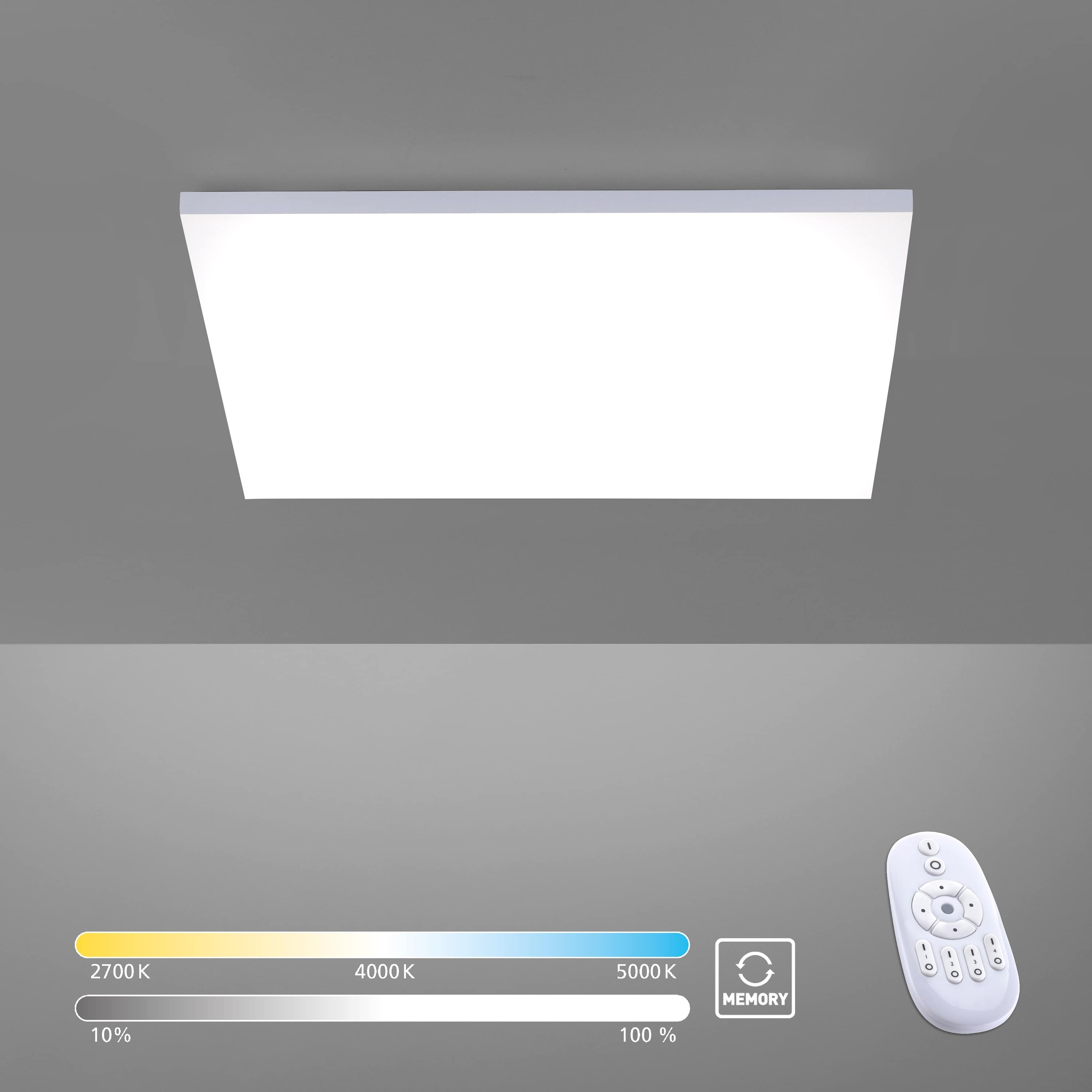 PAUL NEUHAUS LED-Deckenleuchte 8492-16 weiß, 35 W, 4500 lm, CCT