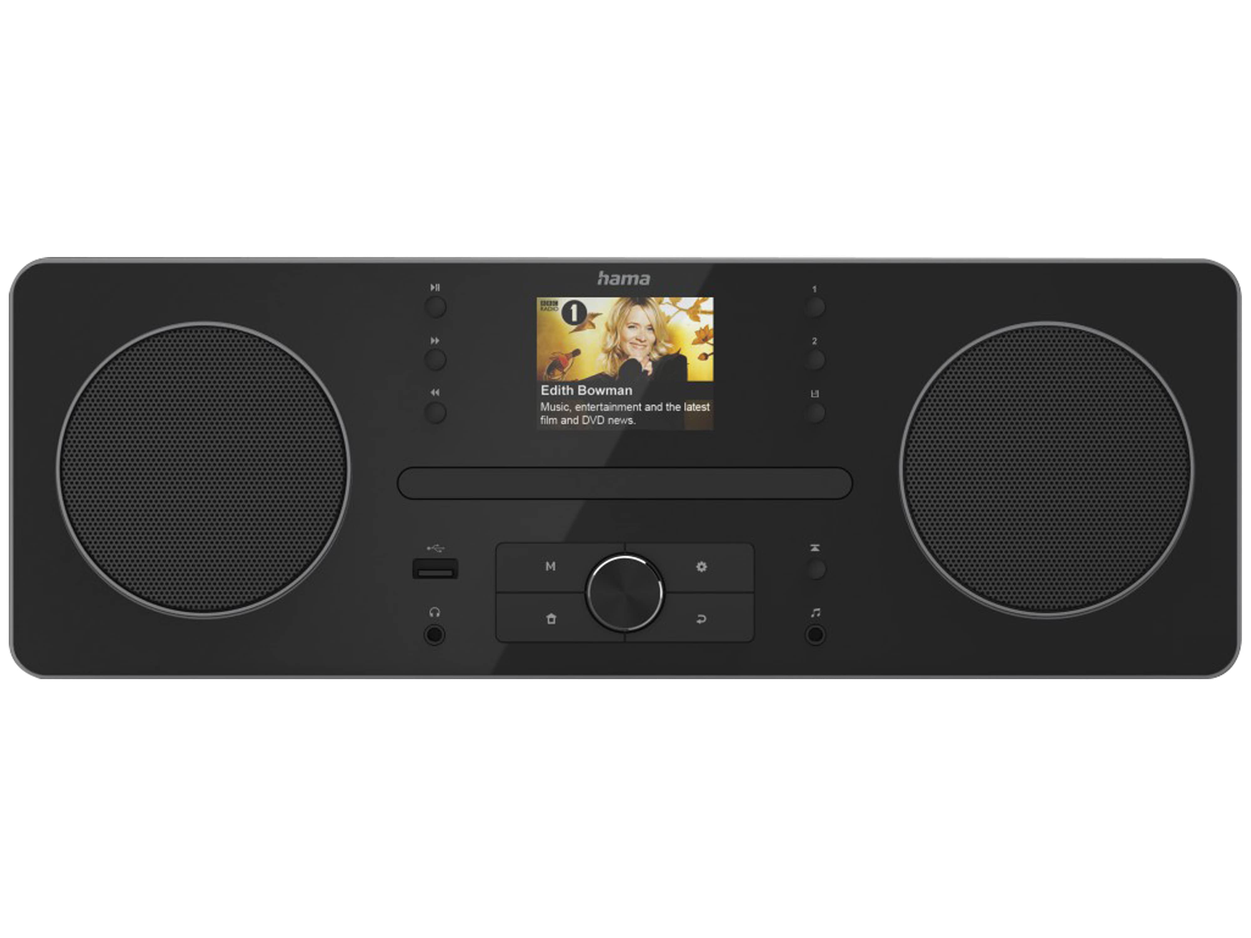 HAMA Digitalradio DR1560CBT, DAB+/FM/CD/Bluetooth/schwarz