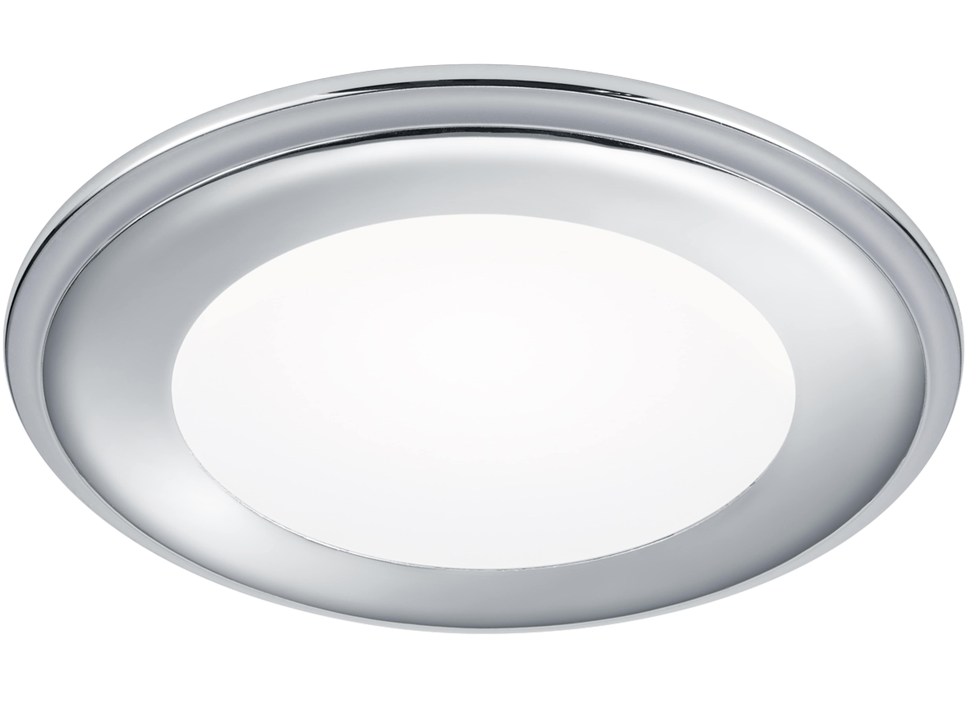 TRIO LED-Einbauleuchte Aura 652410106 chrom, 10 W, 1040 lm, 3000 K