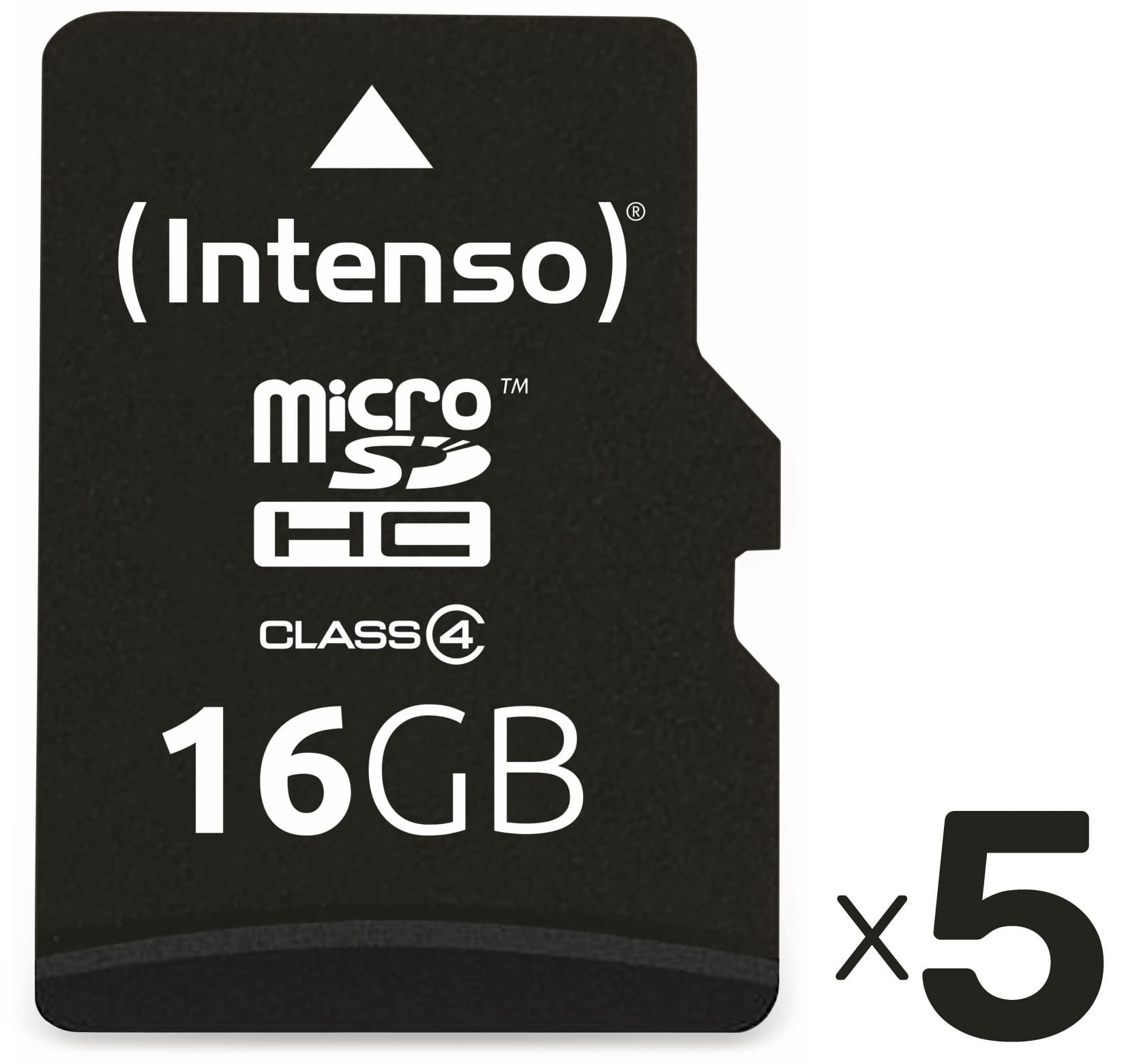 INTENSO MicroSDHC Card 16 GB 5er Pack