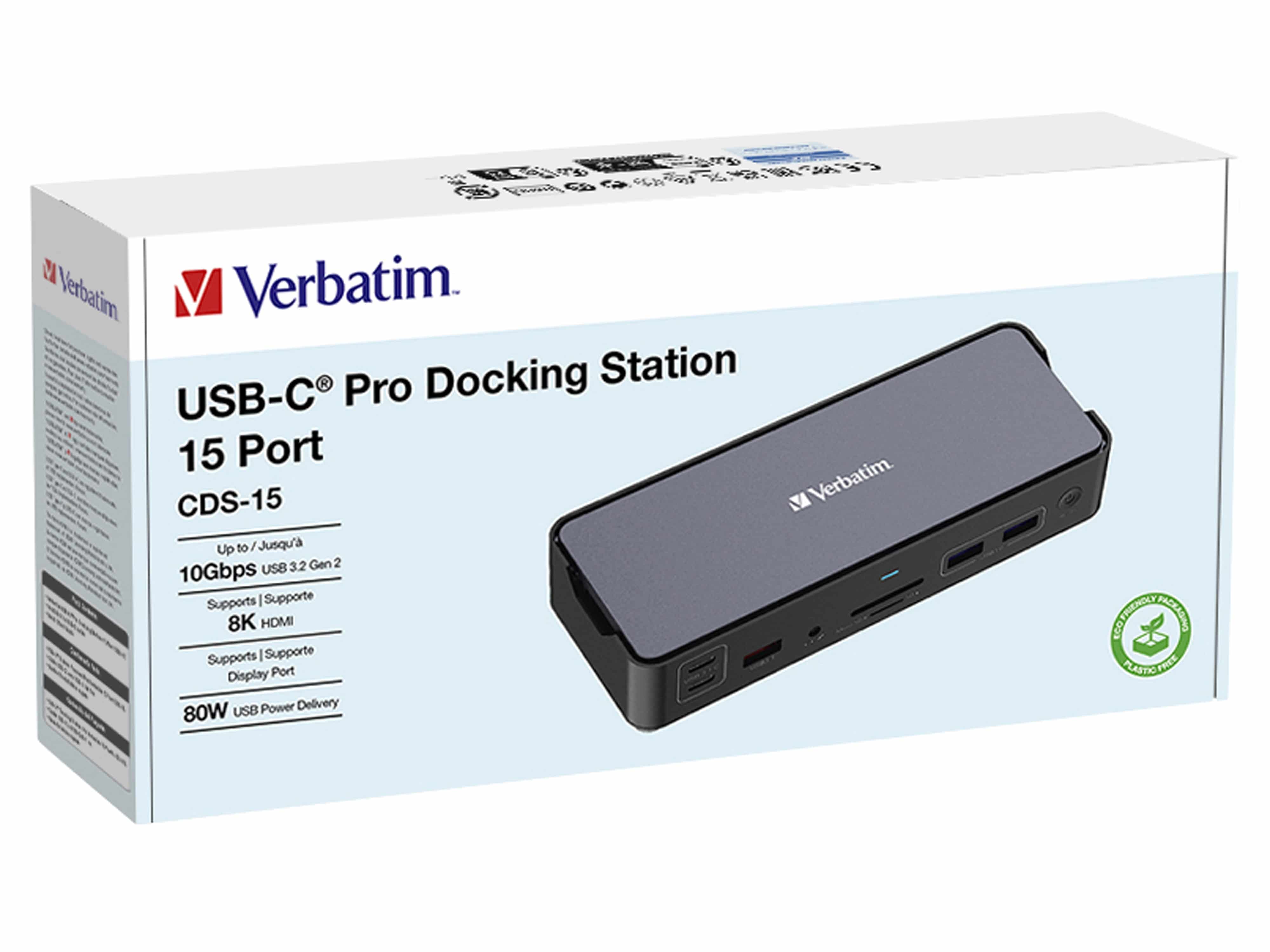 VERBATIM USB-C Pro Dockingstation CDS-15