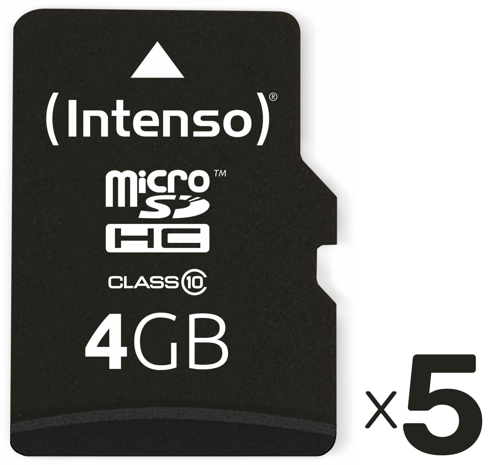 INTENSO MicroSDHC Card 3413450, 4 GB 5er Pack