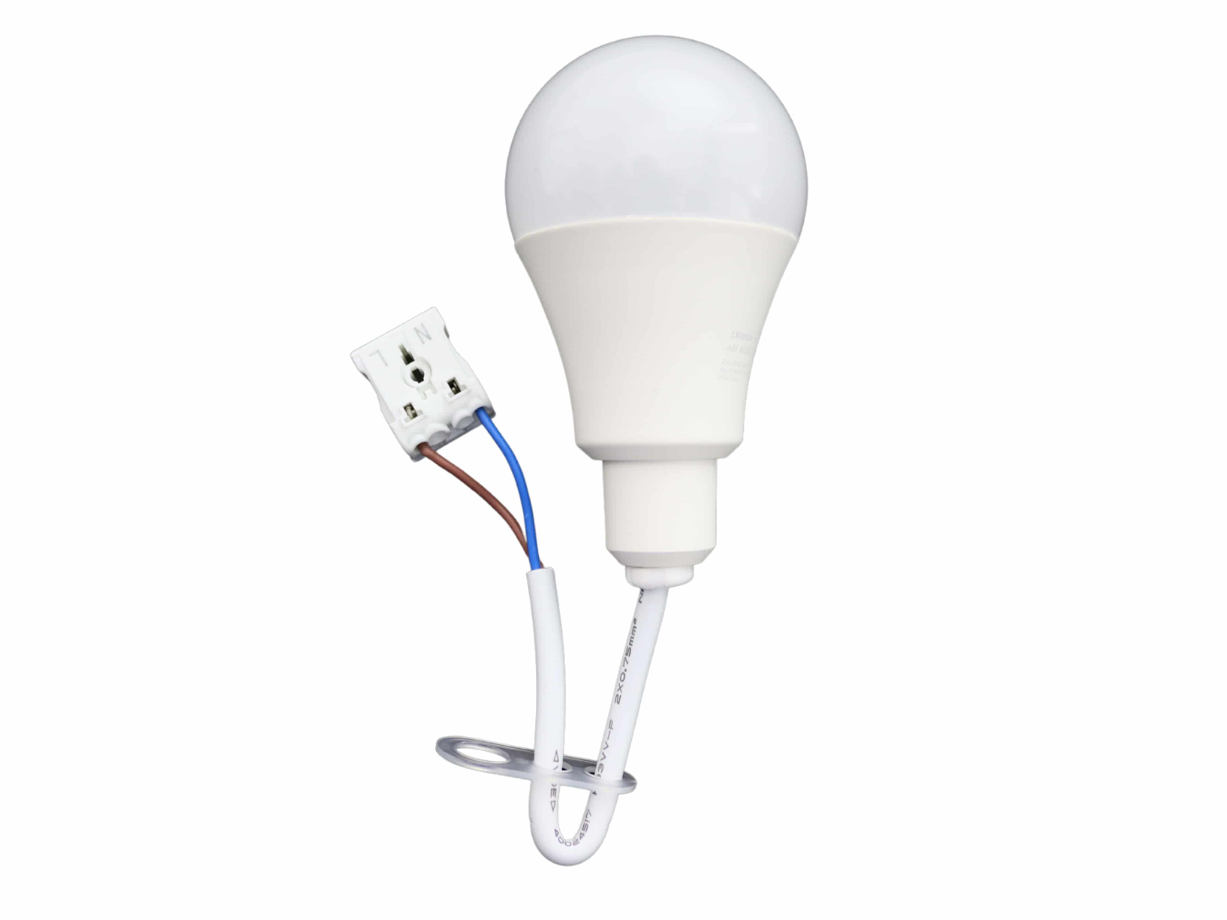 LUXULA LED Renovierungslampe LX100204, 11W, 1150lm, 4000K, mit Kabel und Klemme