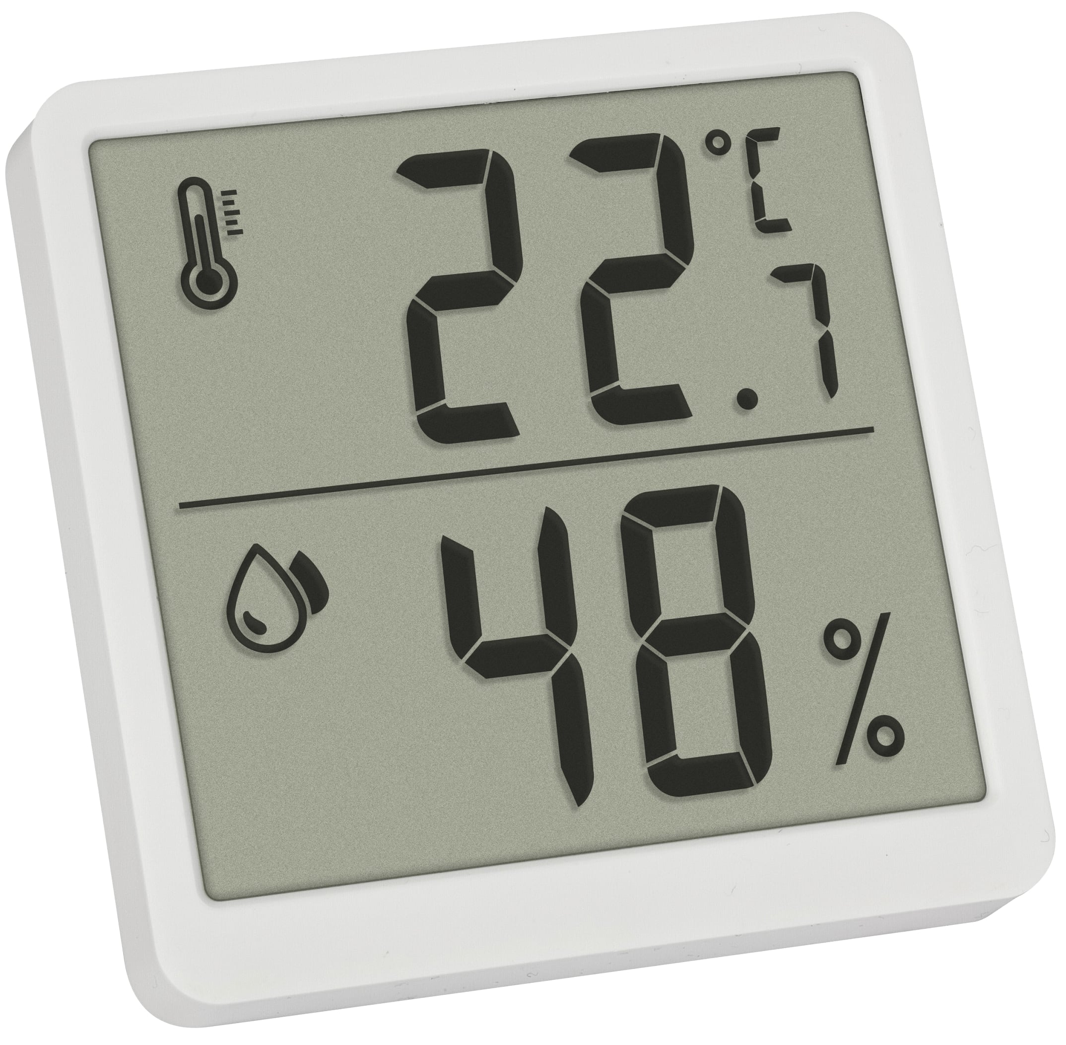 TFA Digitales Thermo-Hygrometer, 30.5059.02, weiß