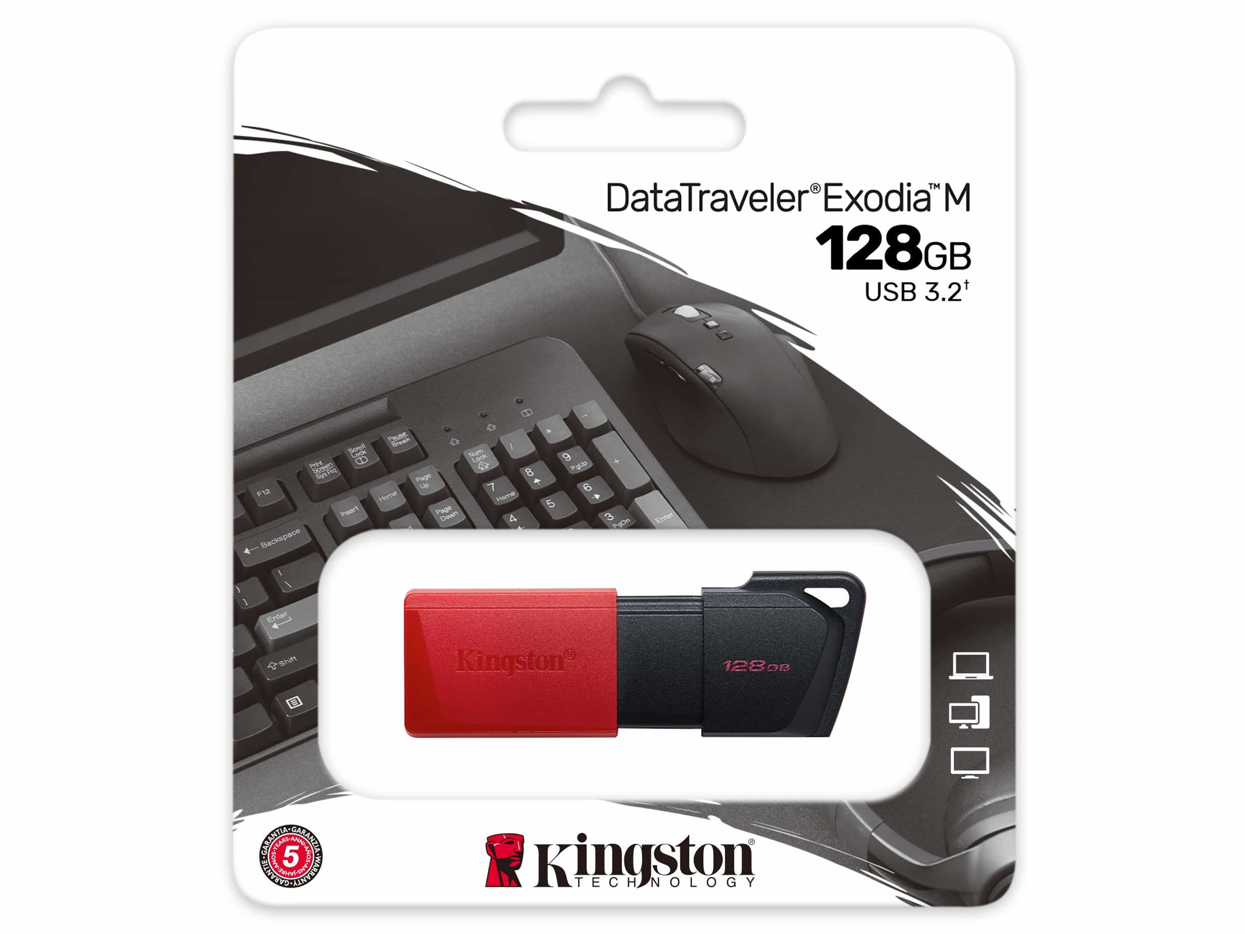 KINGSTON USB 3.0-Stick DataTraveler Exodia M 128GB