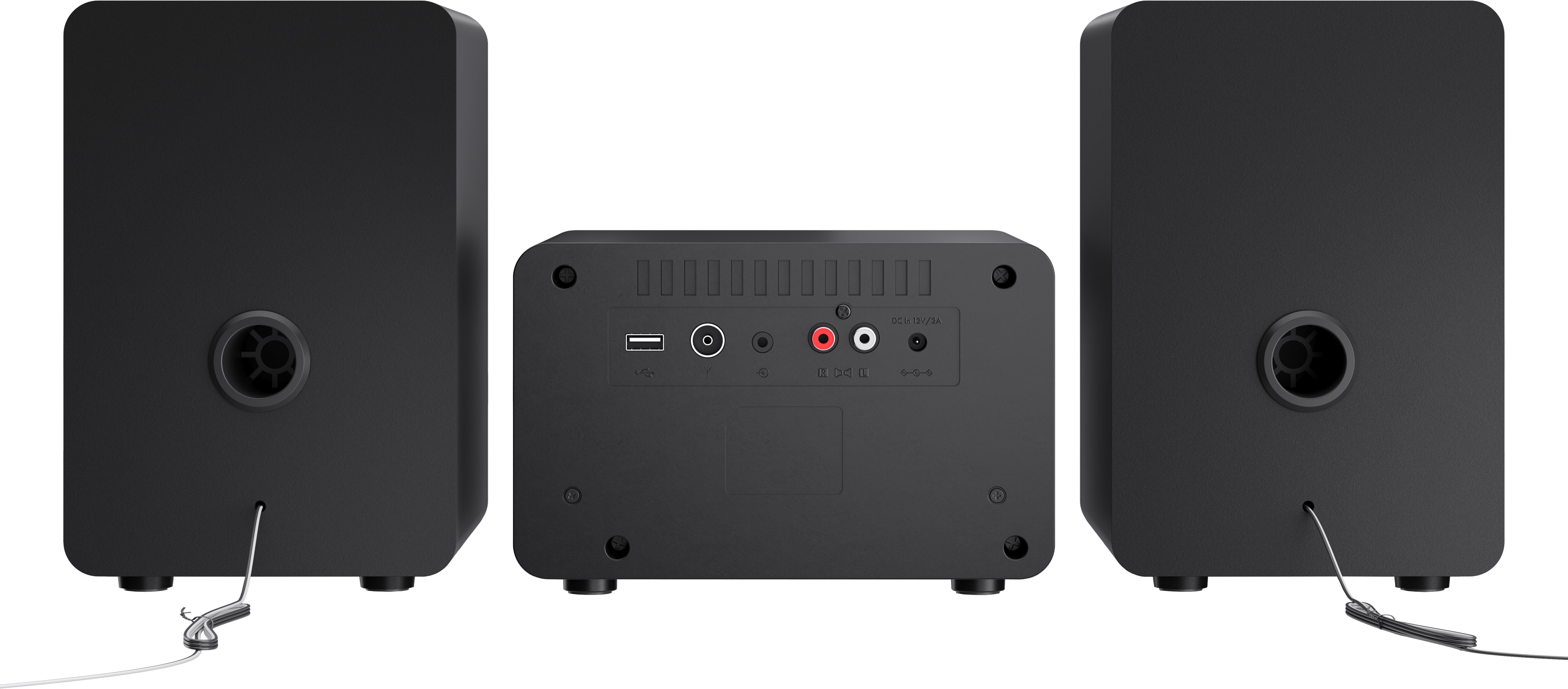 SHARP HiFi-Anlage XL-B520D, schwarz, DAB+, Bluetooth, MP3, CD-Laufwerk