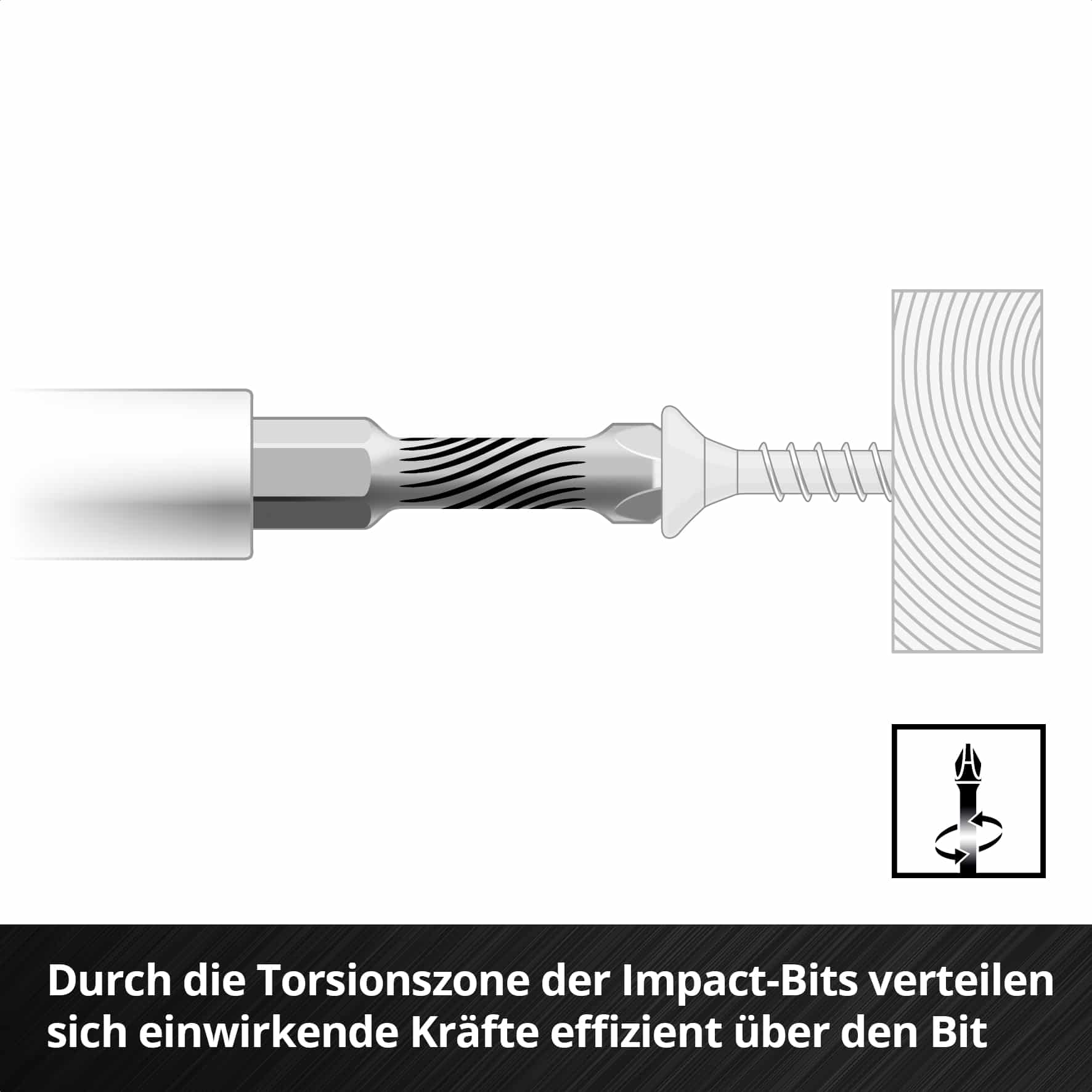 EINHELL Impact Bit-Set, 109210, M-Case, 39-teilig