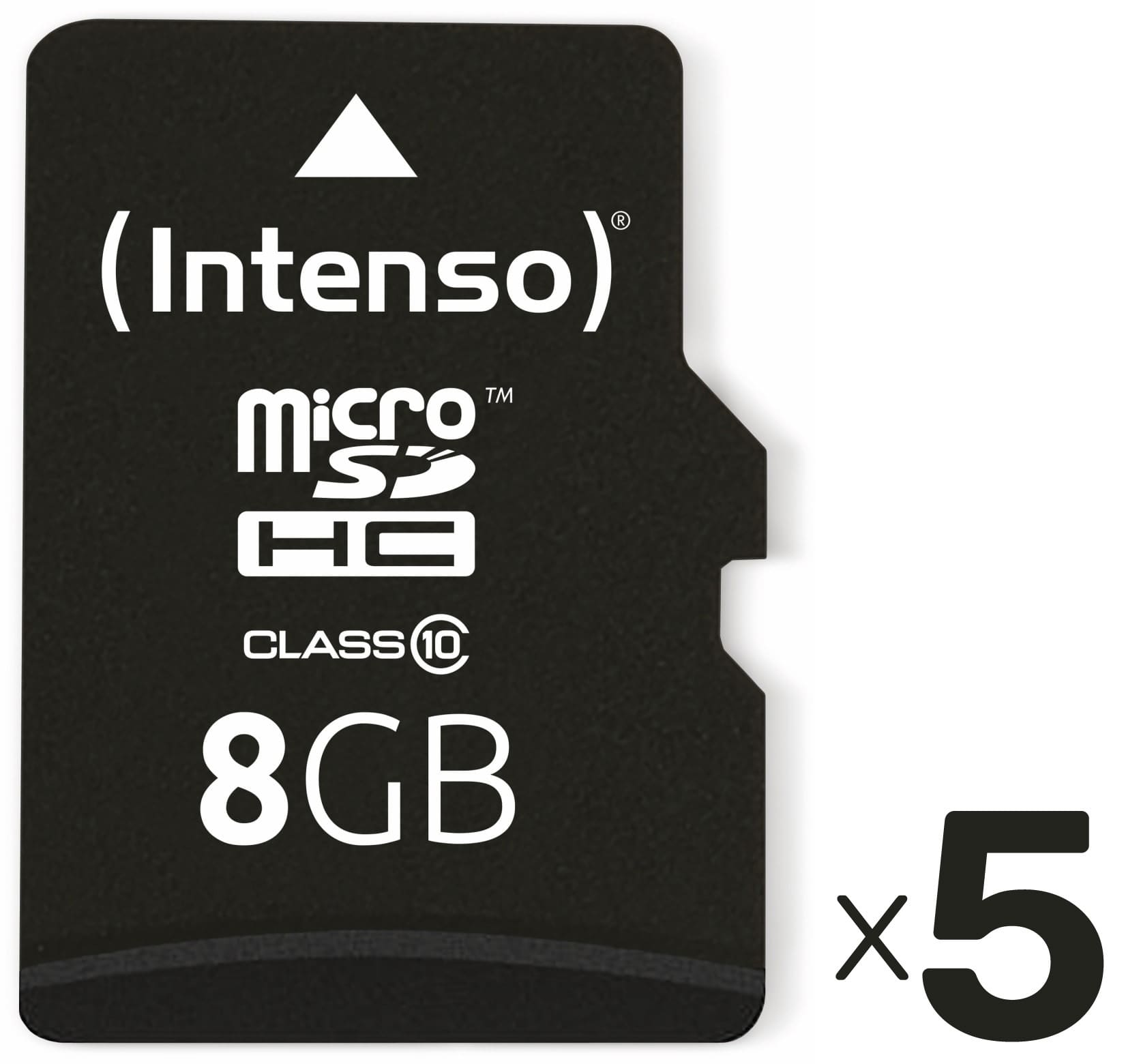 INTENSO MicroSDHC Card 3413460, 8 GB 5er Pack