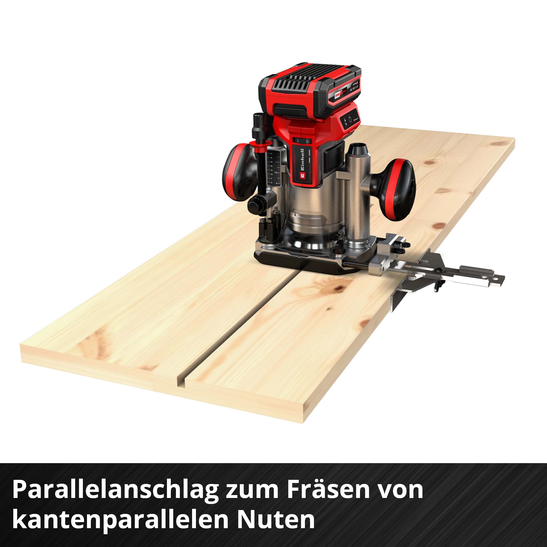 EINHELL Akku-Oberfräse TP-RO 18 Li BL, Solo