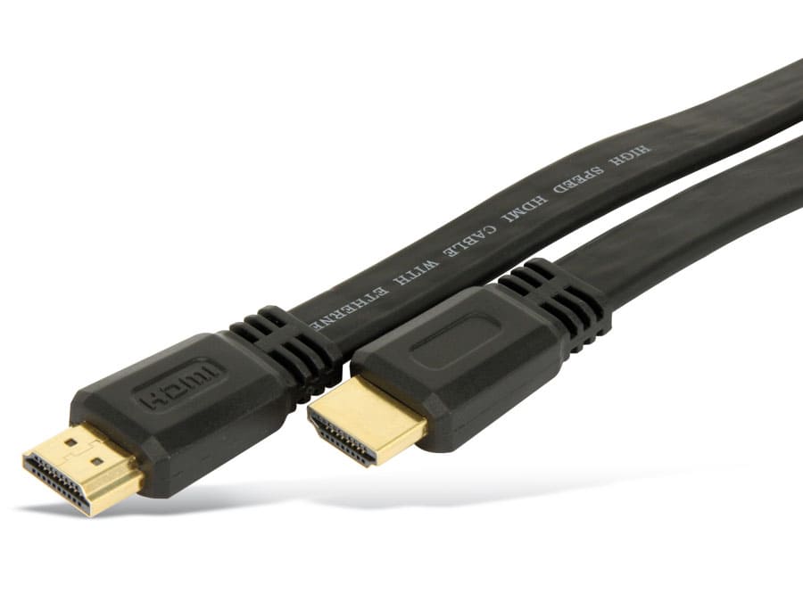 S-IMPULS HDMI-Flatkabel, HIGH SPEED with ETHERNET, 0,5 m