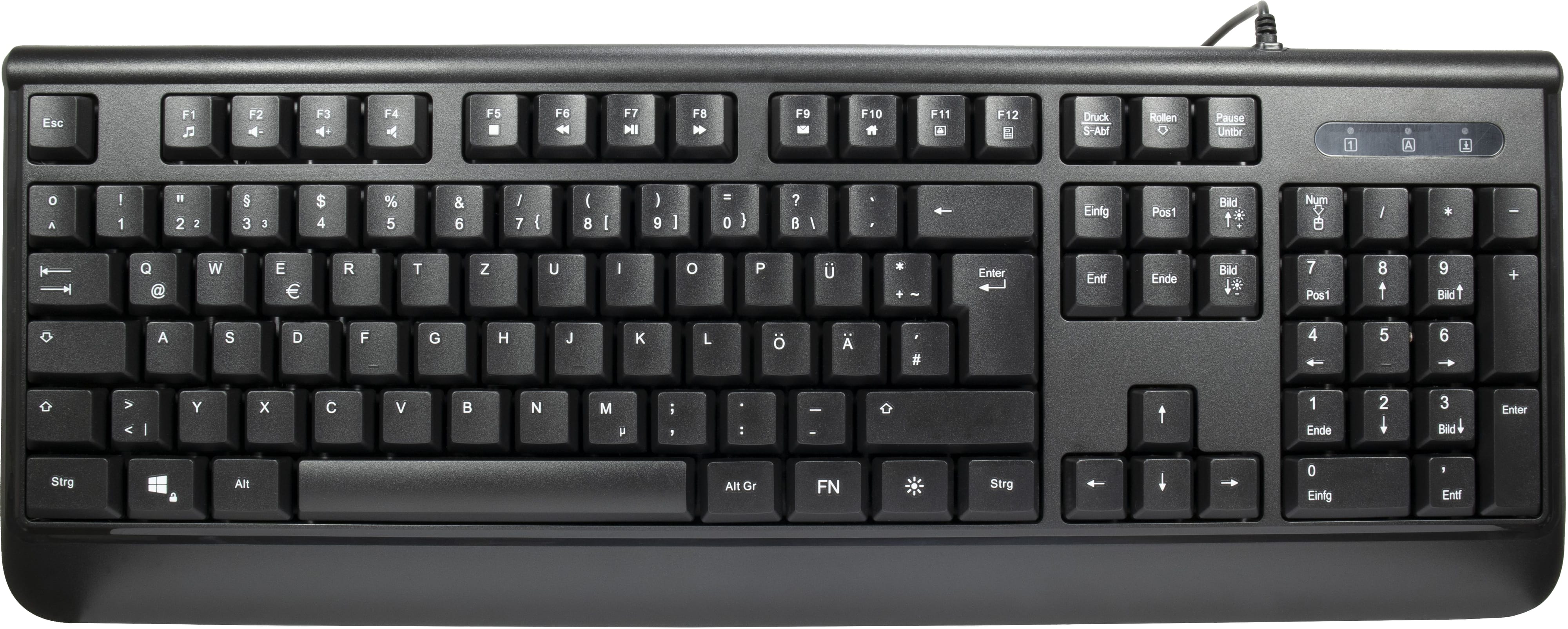 INTER-TECH Tastatur- und Mausset AC KB-101DE