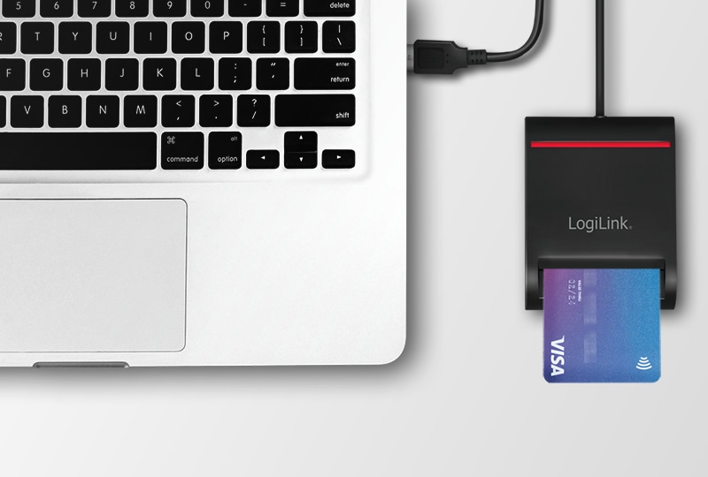 LOGILINK USB2.0-Kartenleser CR0047 für Smart-ID