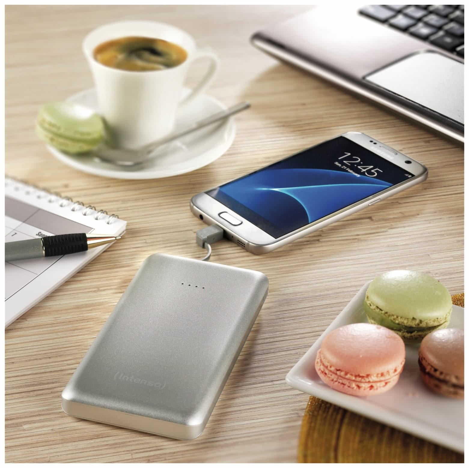 Intenso USB Powerbank 7332531 S10000, 10.000 mAh, silber