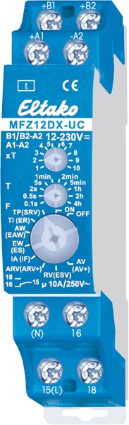 ELTAKO Multifunktions-Zeitrelais MFZ12DX-UC, analog