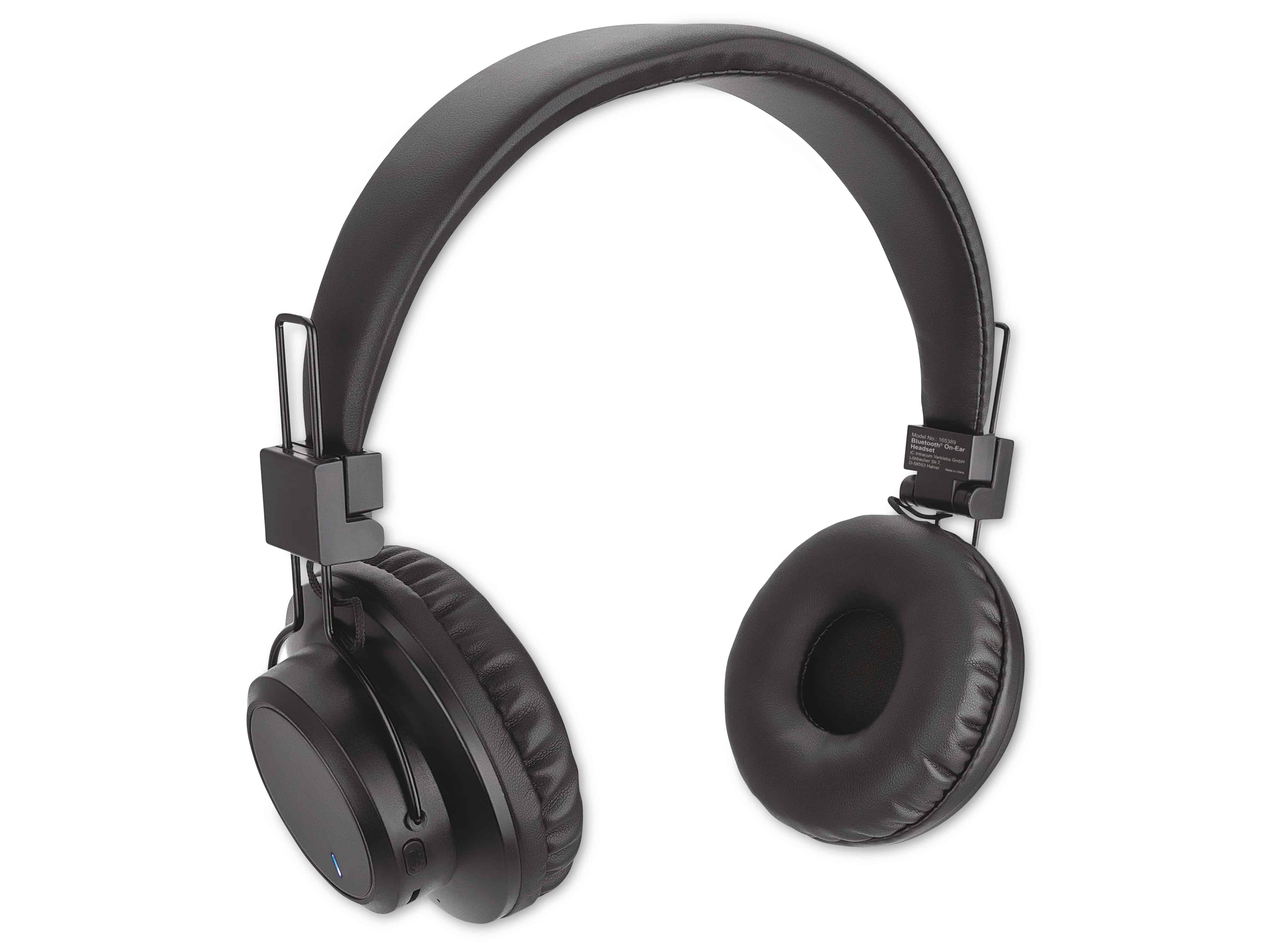 MANHATTAN On-Ear Headset, Sound Science Bluetooth, schwarz 